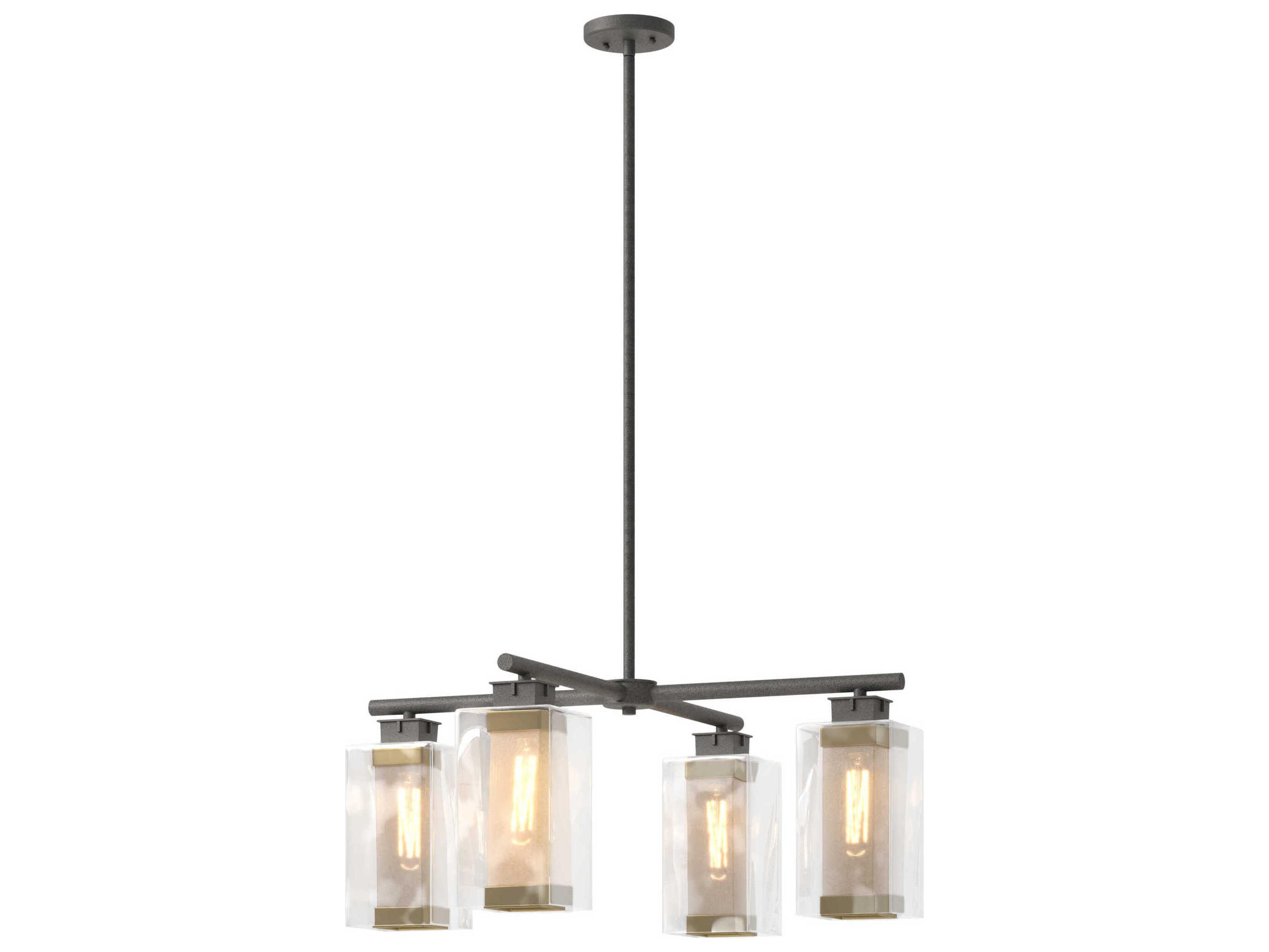 Hubbardton Forge Polaris 4 - Light Glass Outdoor Hanging Light