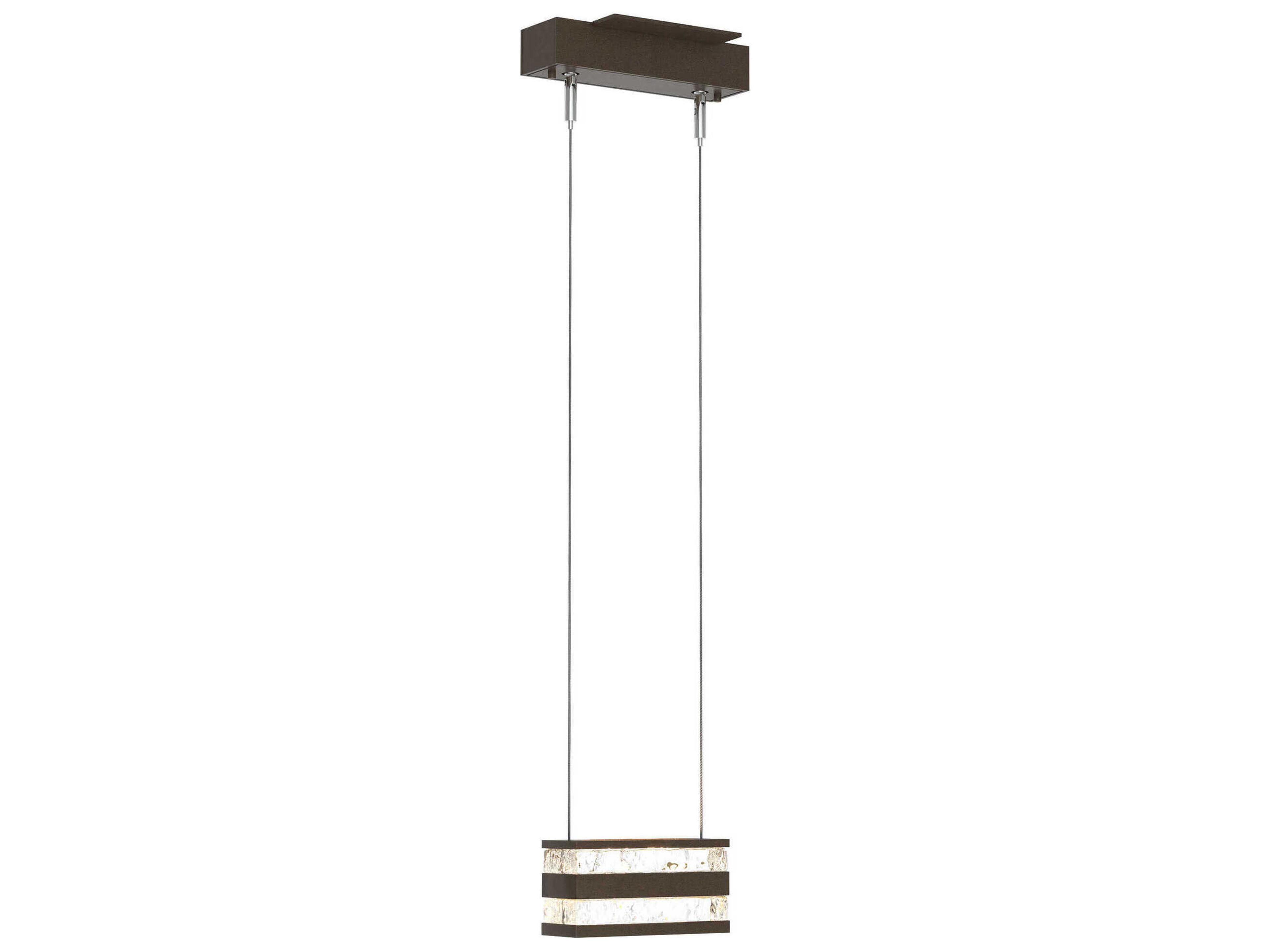 Hubbardton Forge Art + Alchemy Stacks 1-Light Geometric Mini Pendant