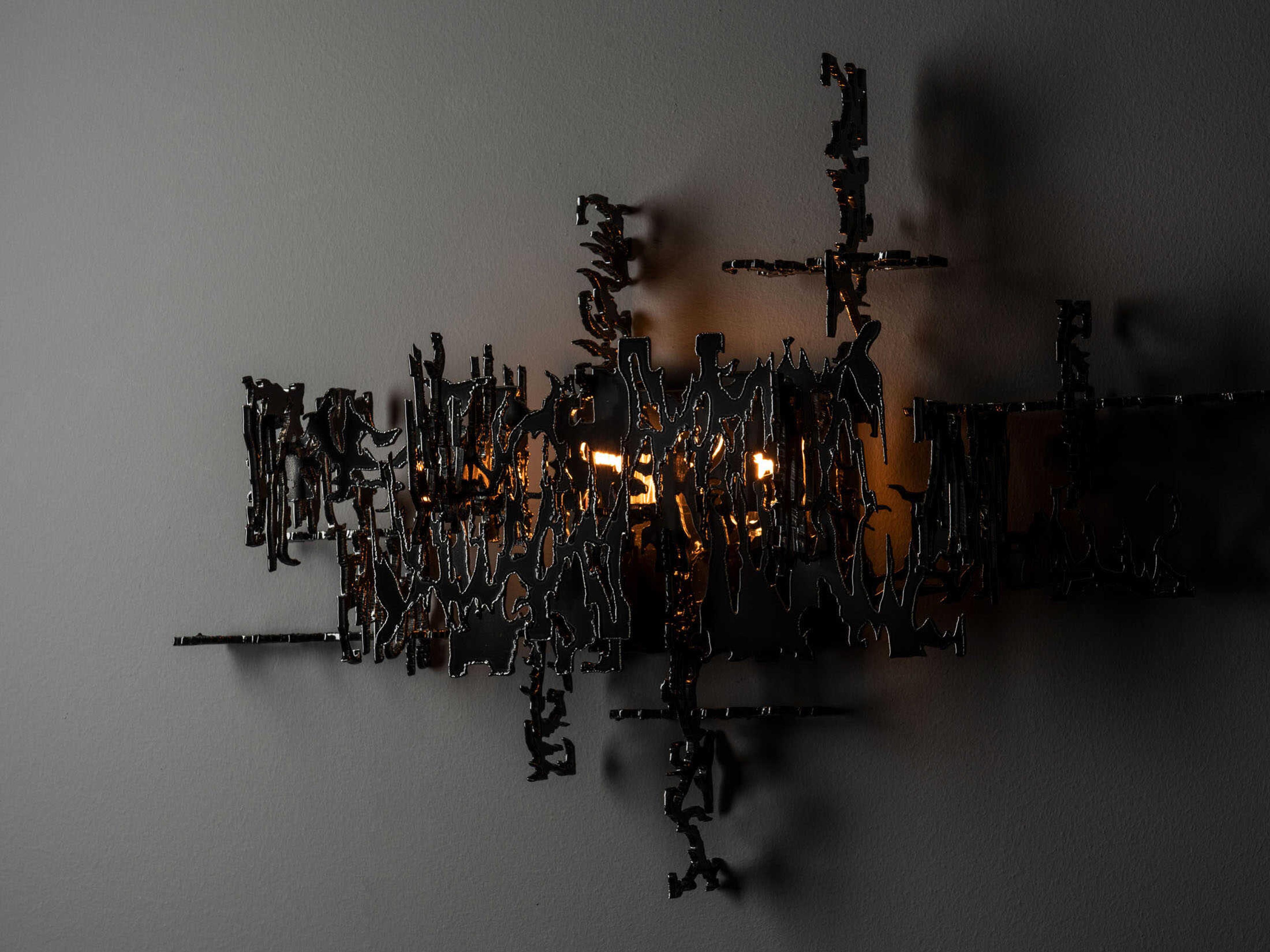 Hubbardton Forge Art + Alchemy Brutus 2-Light Wall Sconce