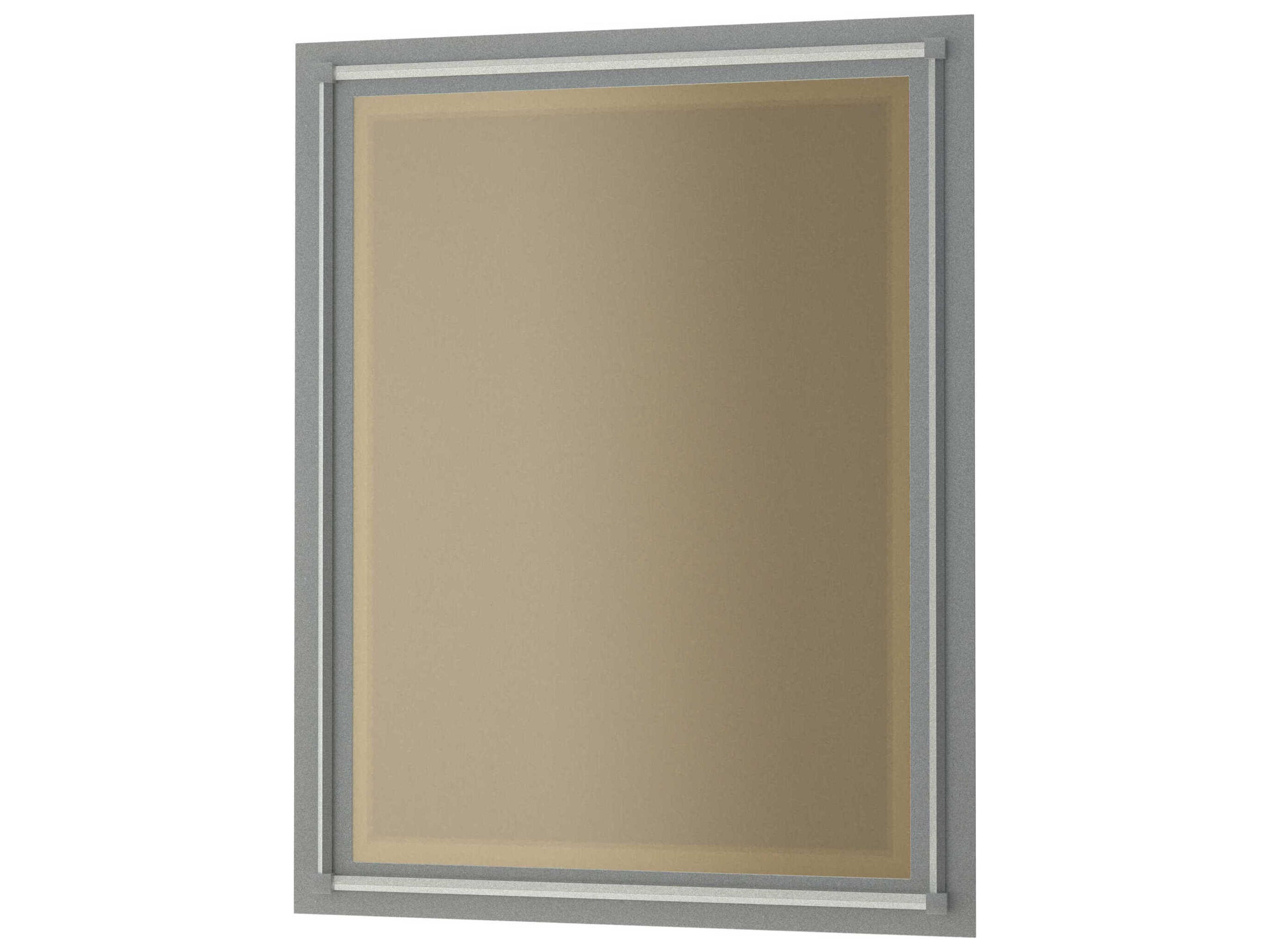 Hubbardton Forge Rook Rectangular Wall Mirror