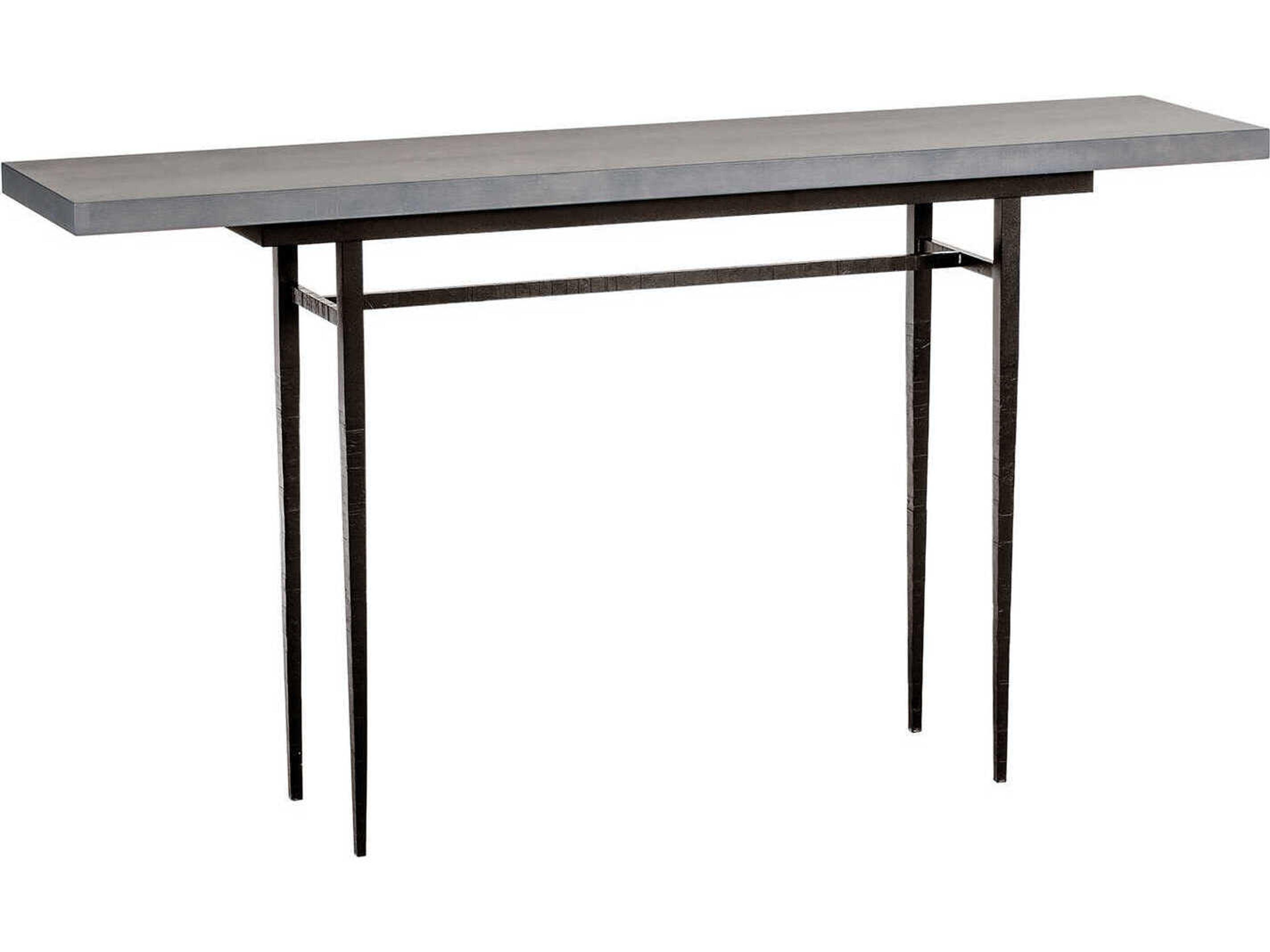 Hubbardton Forge Wick Rectangular Wood Console Table