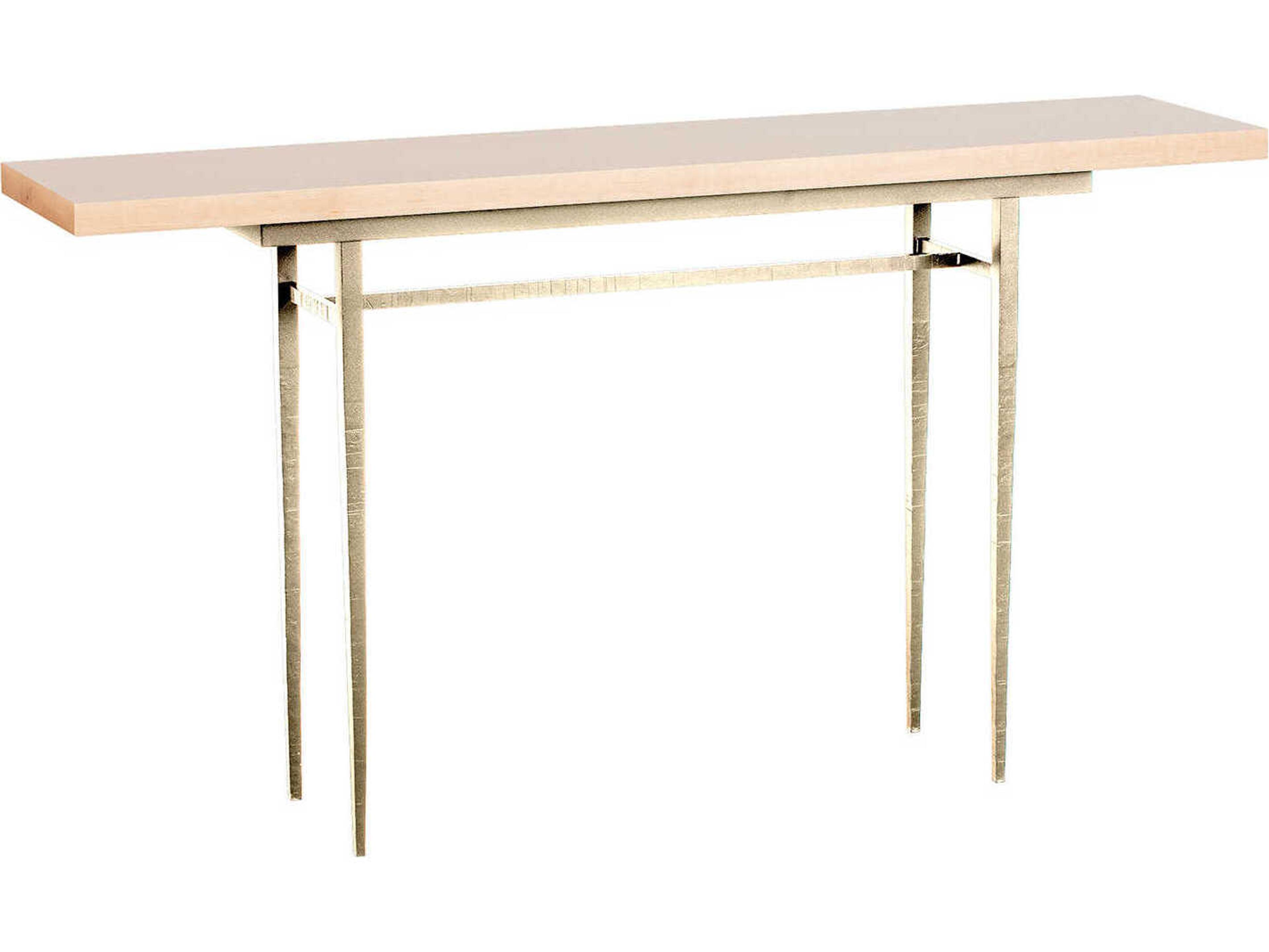 Hubbardton Forge Wick Rectangular Wood Console Table