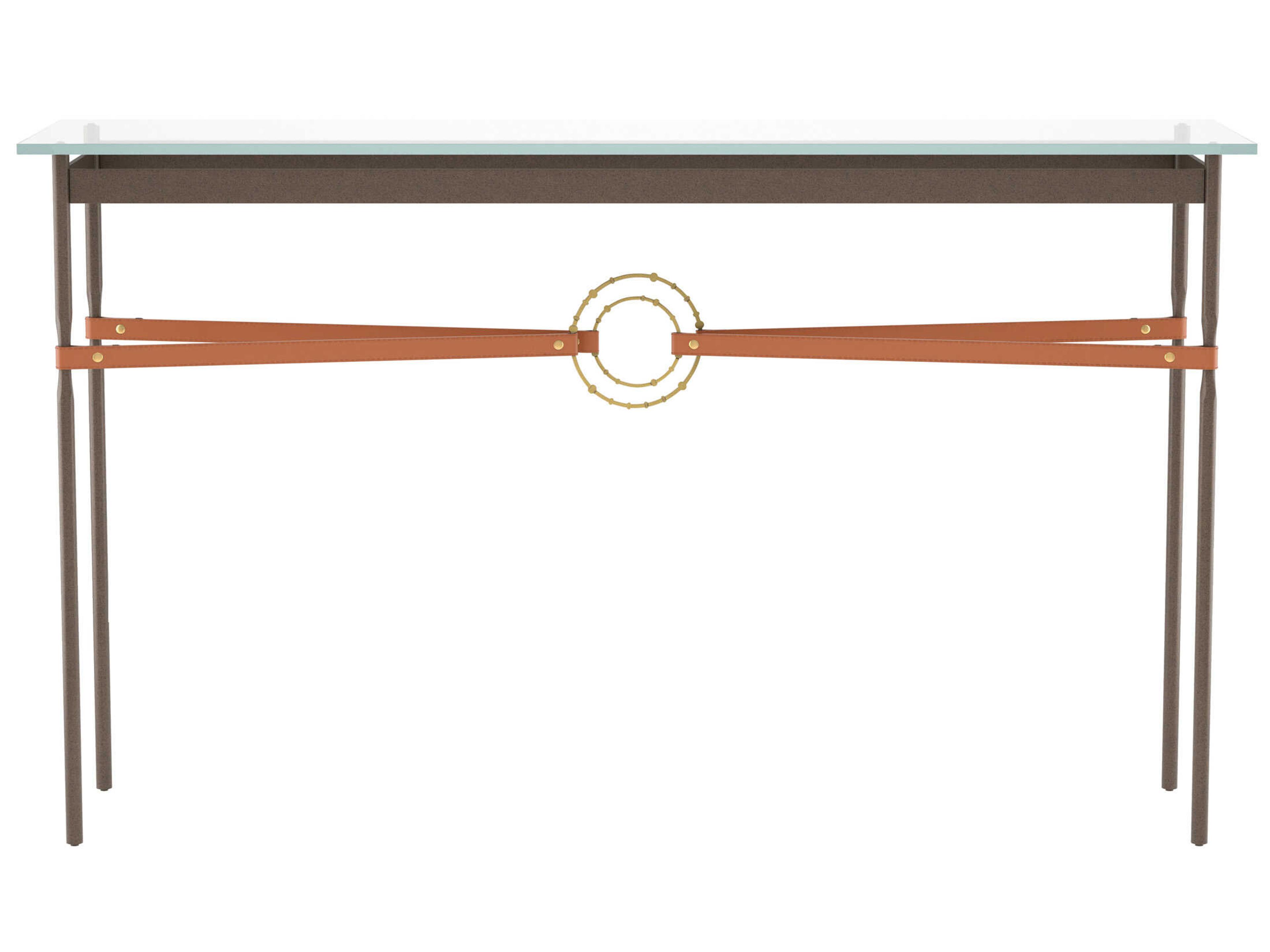 Hubbardton Forge Equus Rectangular Glass Console Table