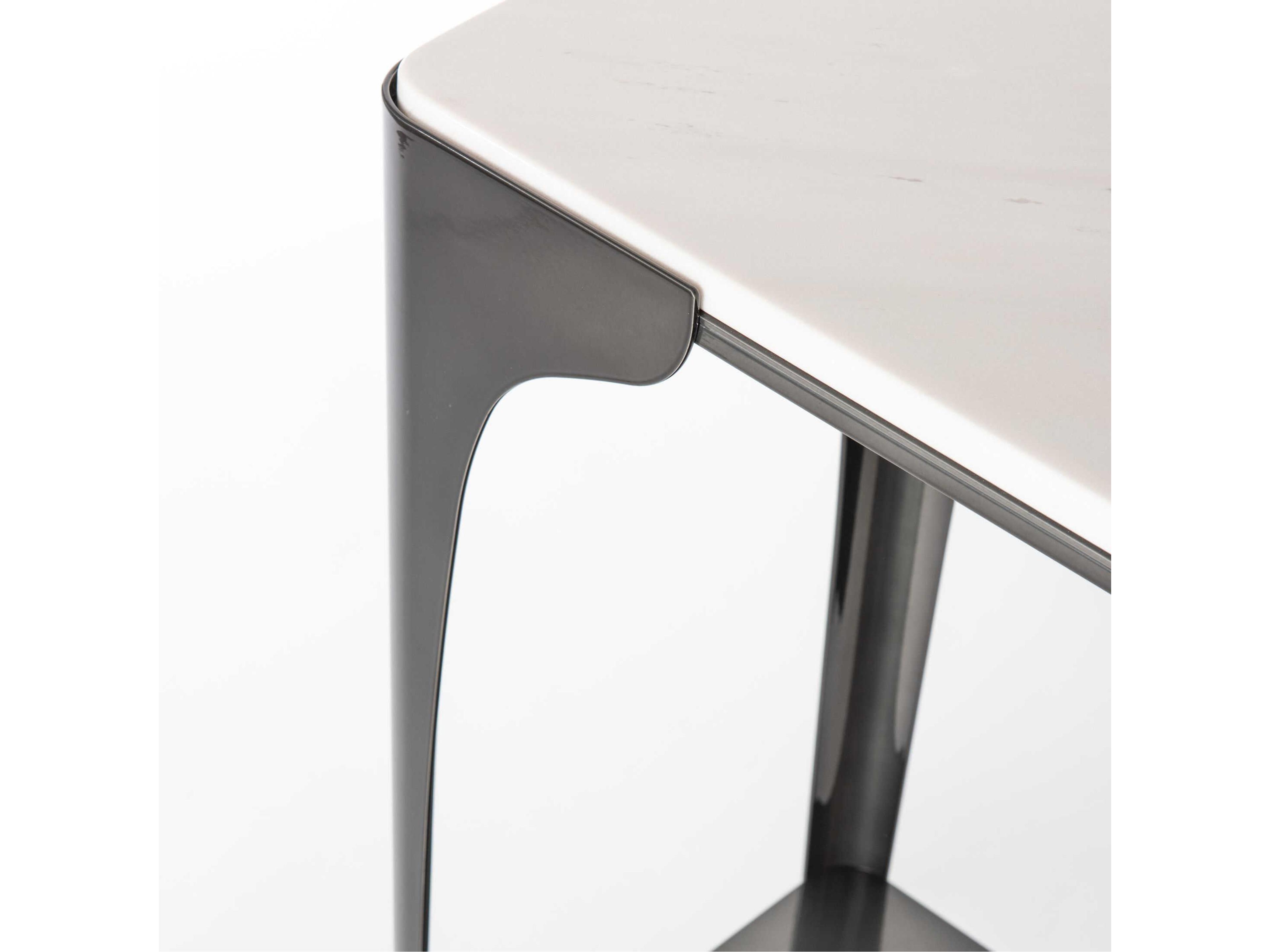 Hubbardton Forge Cove Rectangular Marble Console Table