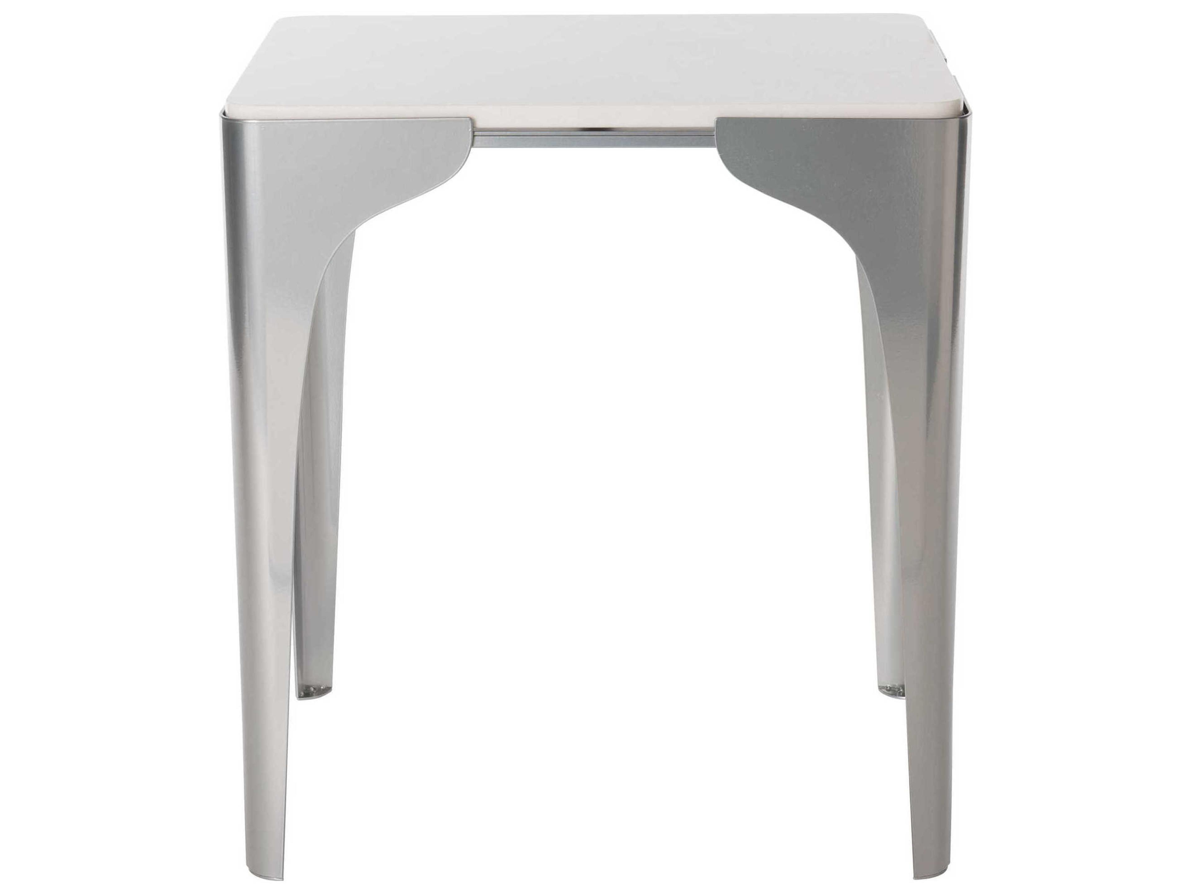 Hubbardton Forge Cove Rectangular Marble End Table