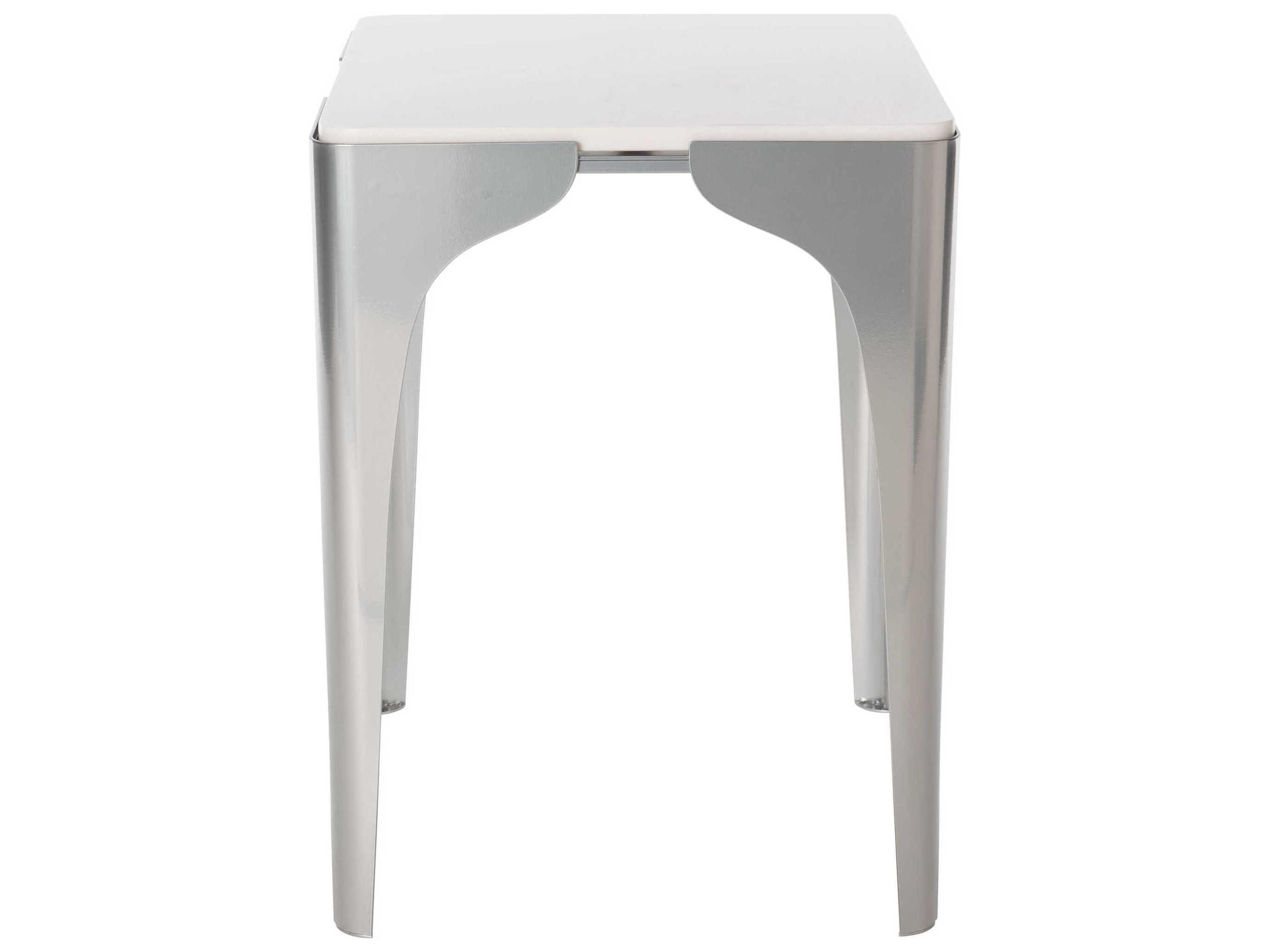 Hubbardton Forge Cove Rectangular Marble End Table