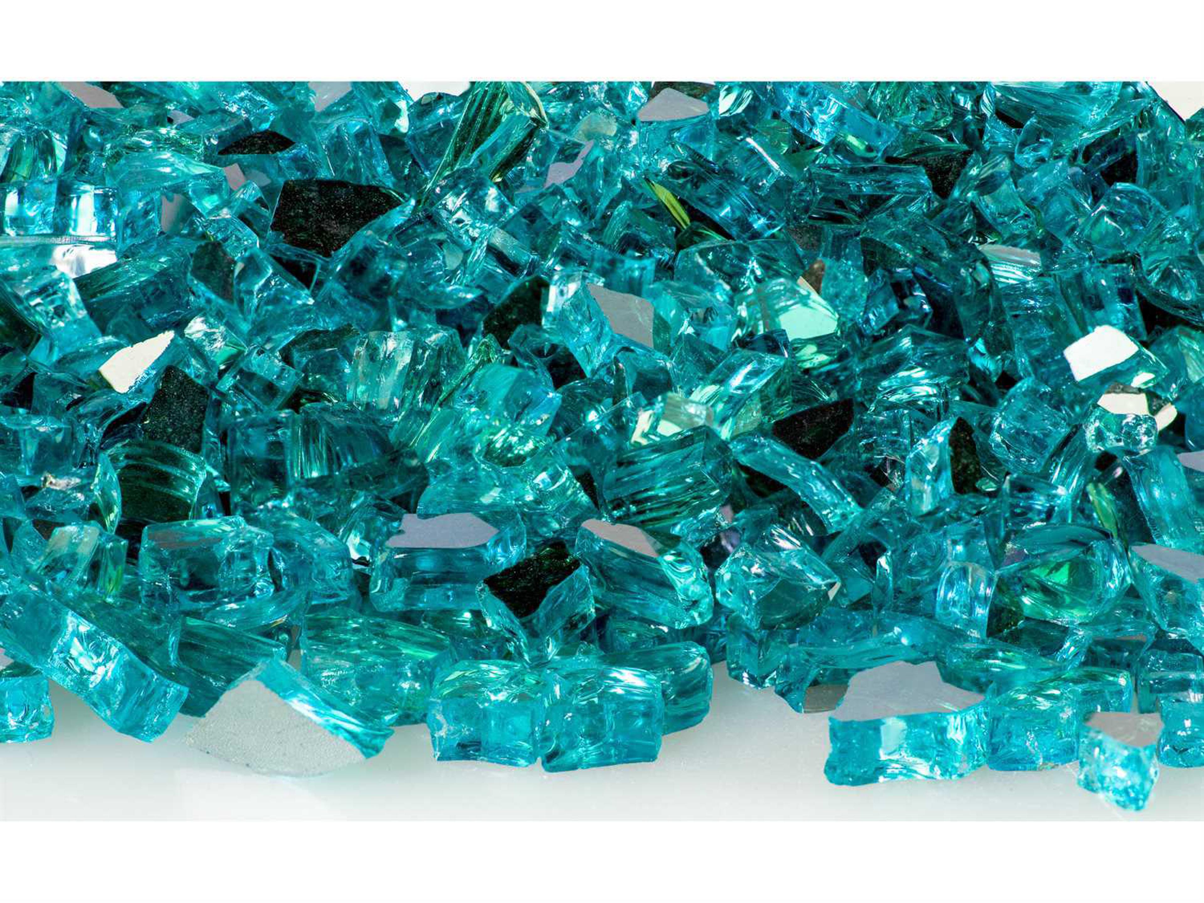 Fire Pit Table Caribbean Blue Reflective Fire Jewelry