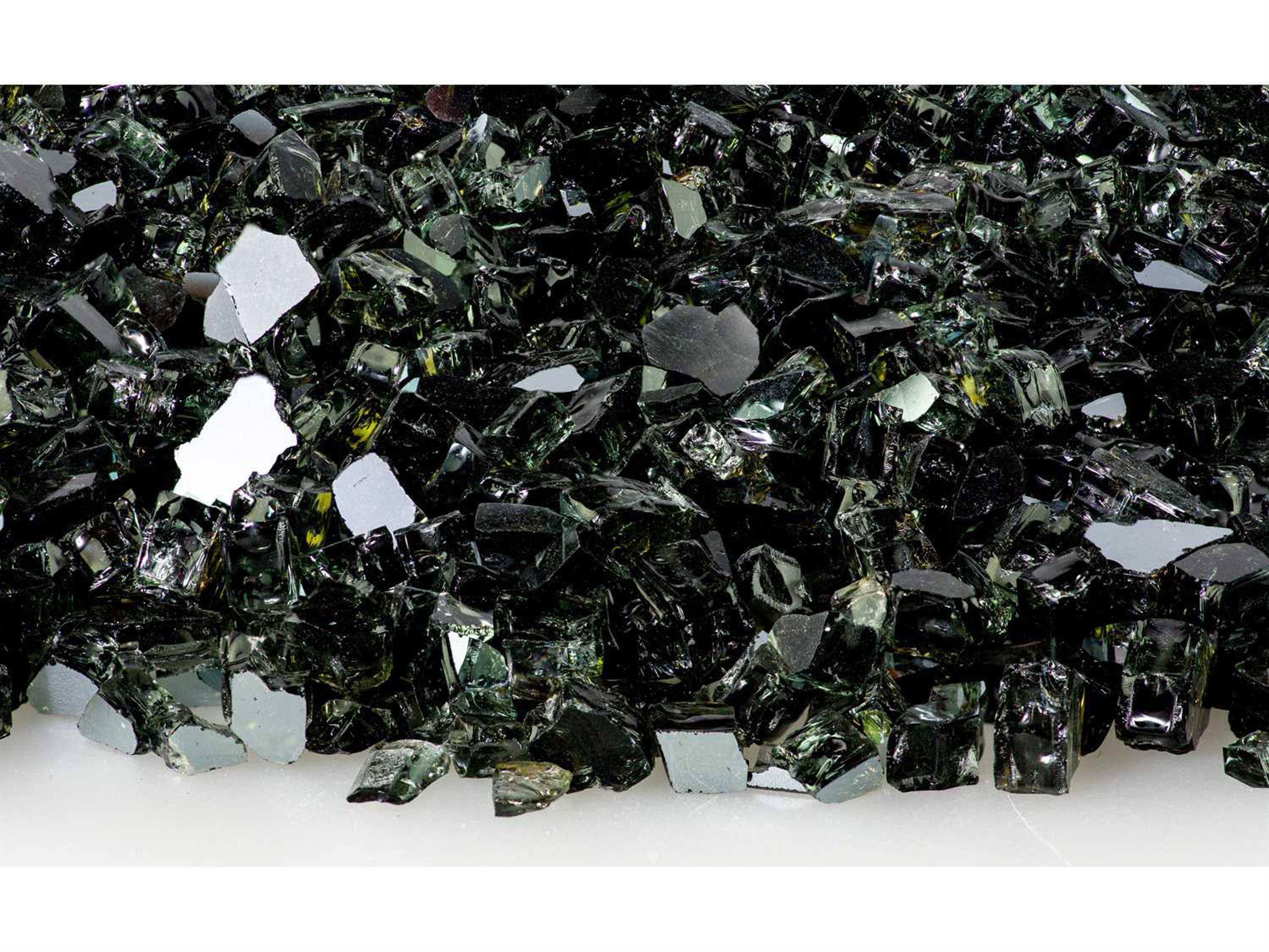 Fire Jewelry Reflective Gunmetal Fire Glass