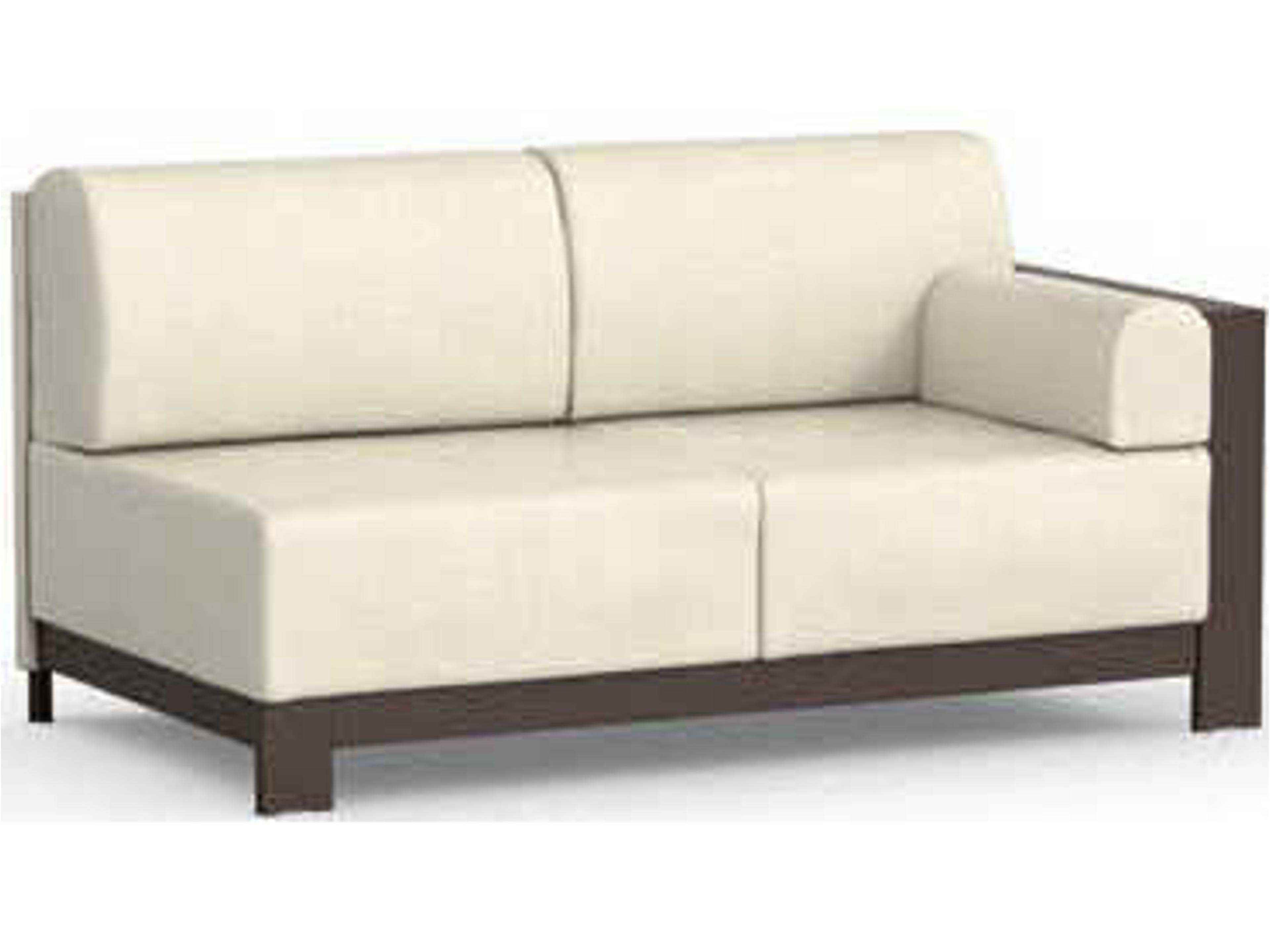 Grace Modular Left Arm Loveseat Outdoor Deep Seating