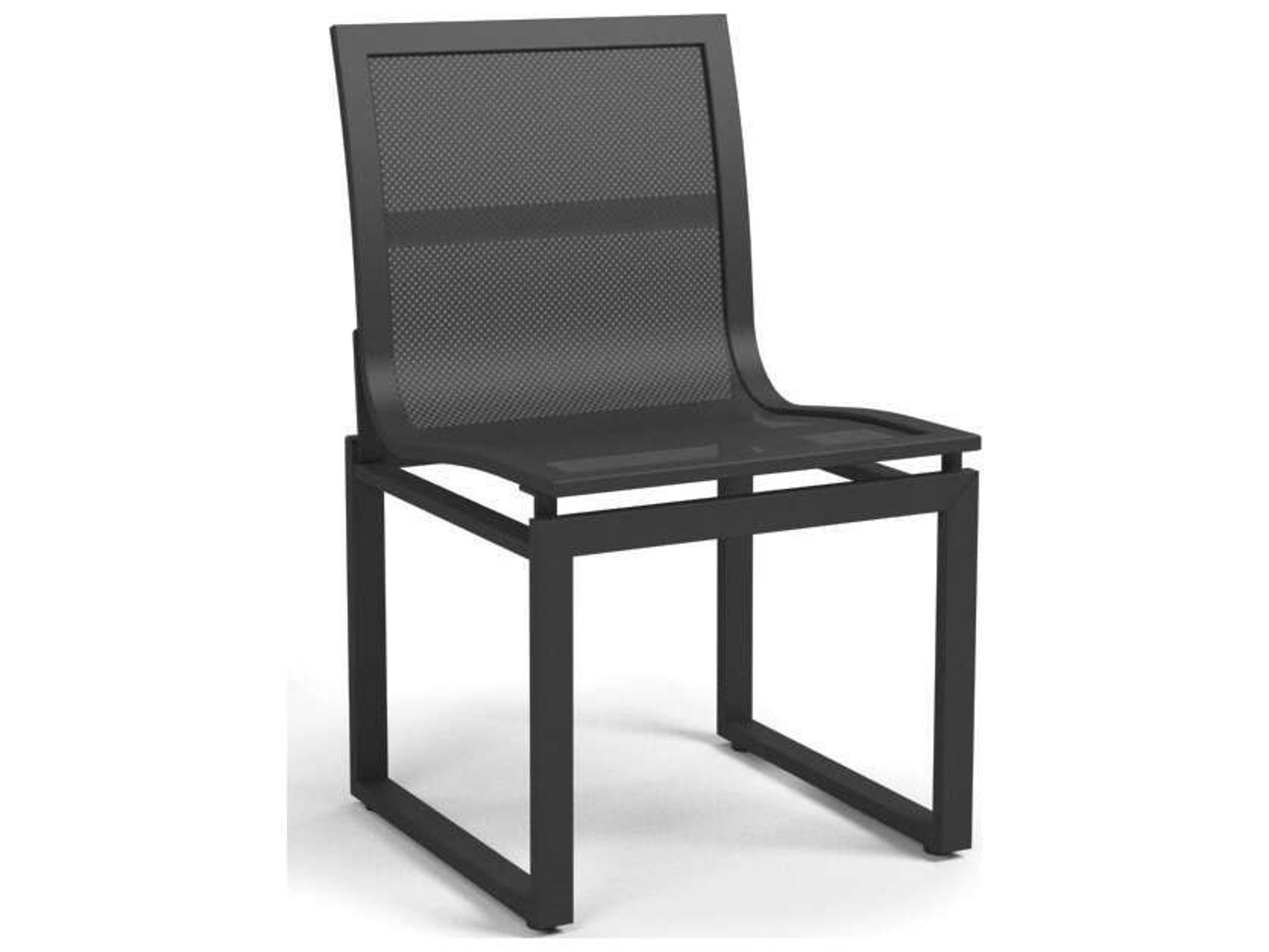 Allure Armless Mesh Dining Chair Modern Outdoor Furniture