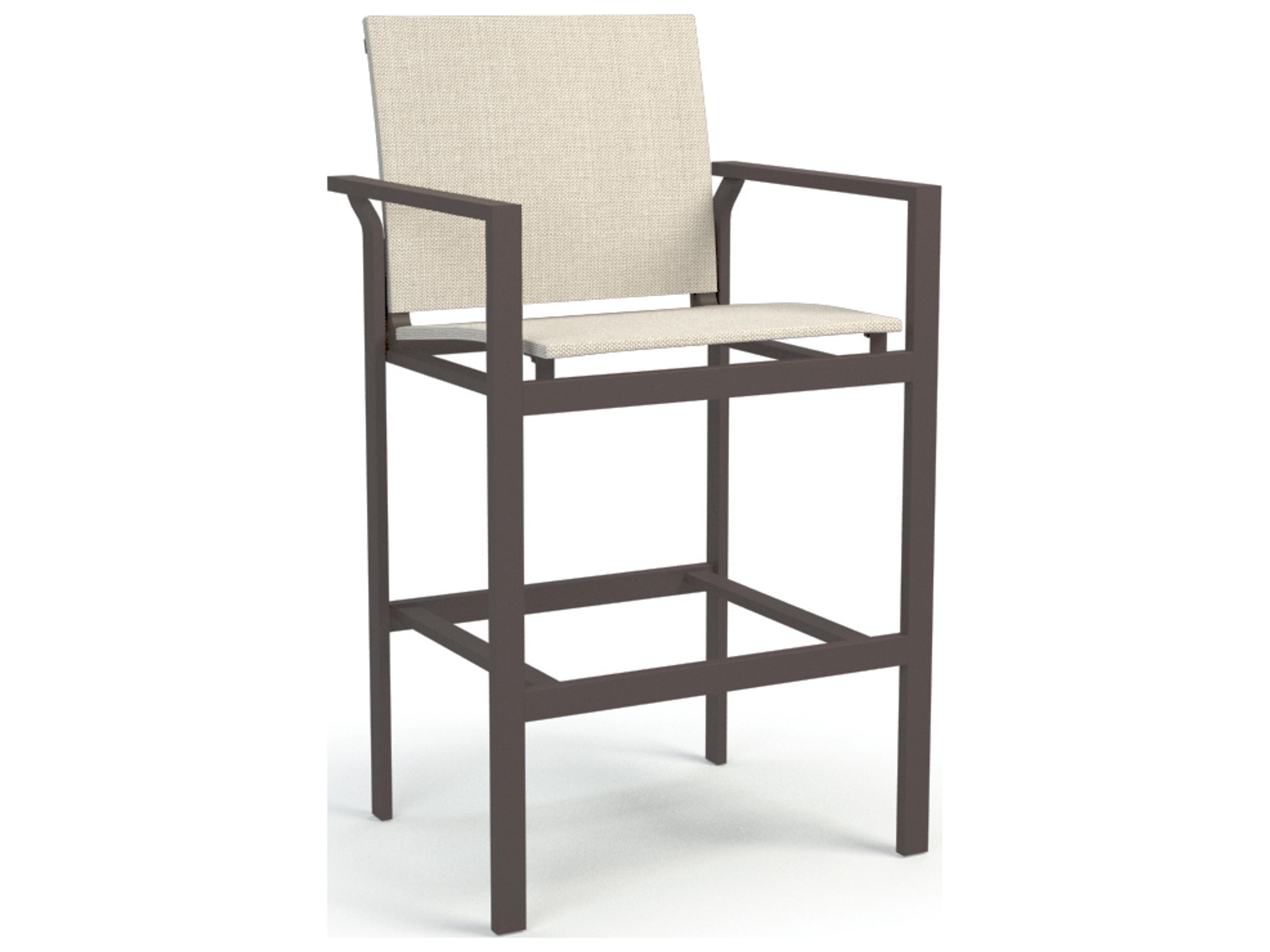 Allure Sling Aluminum Bar Arm Stool