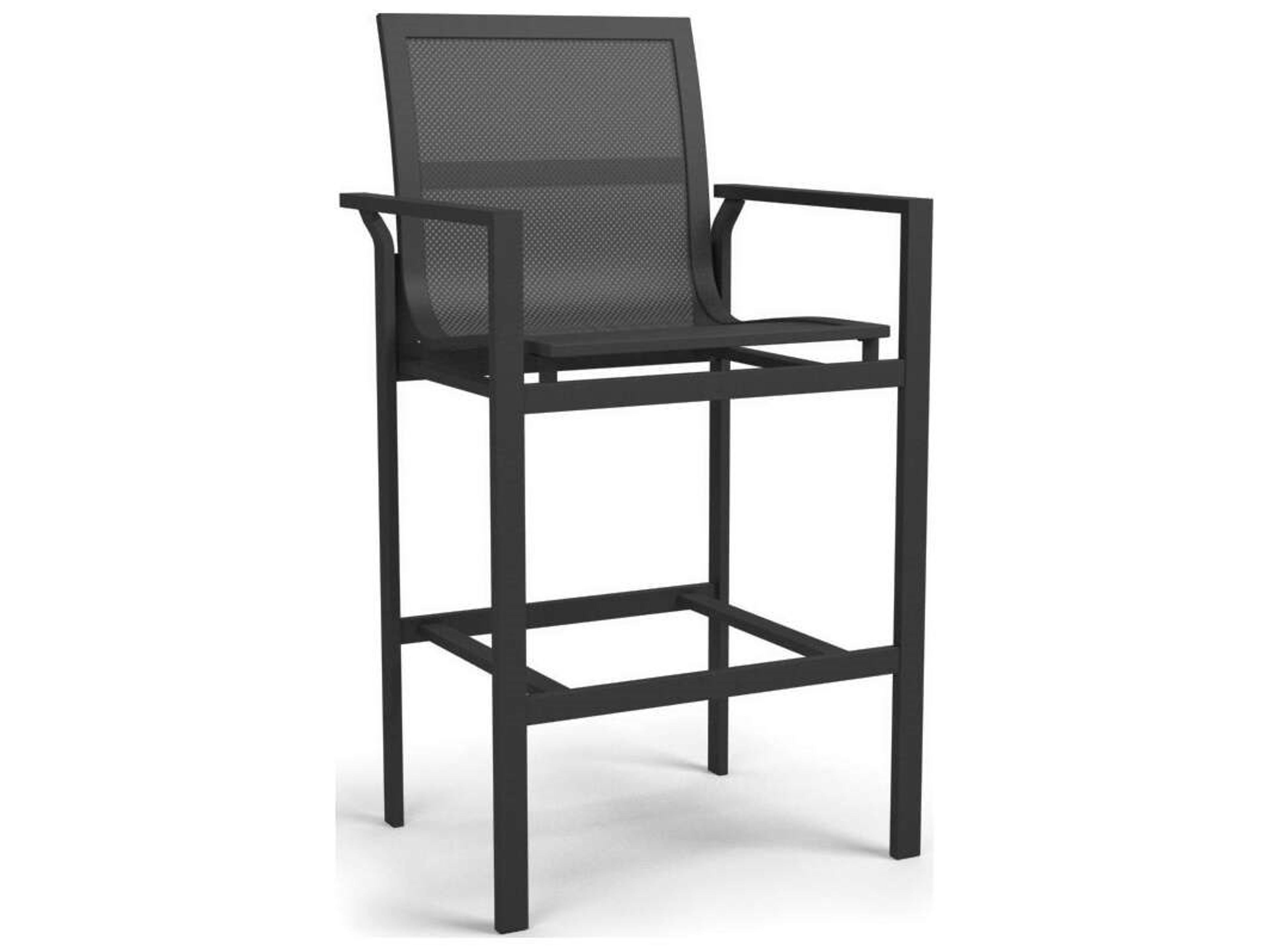 Allure Mesh Aluminum Patio Bar Stool