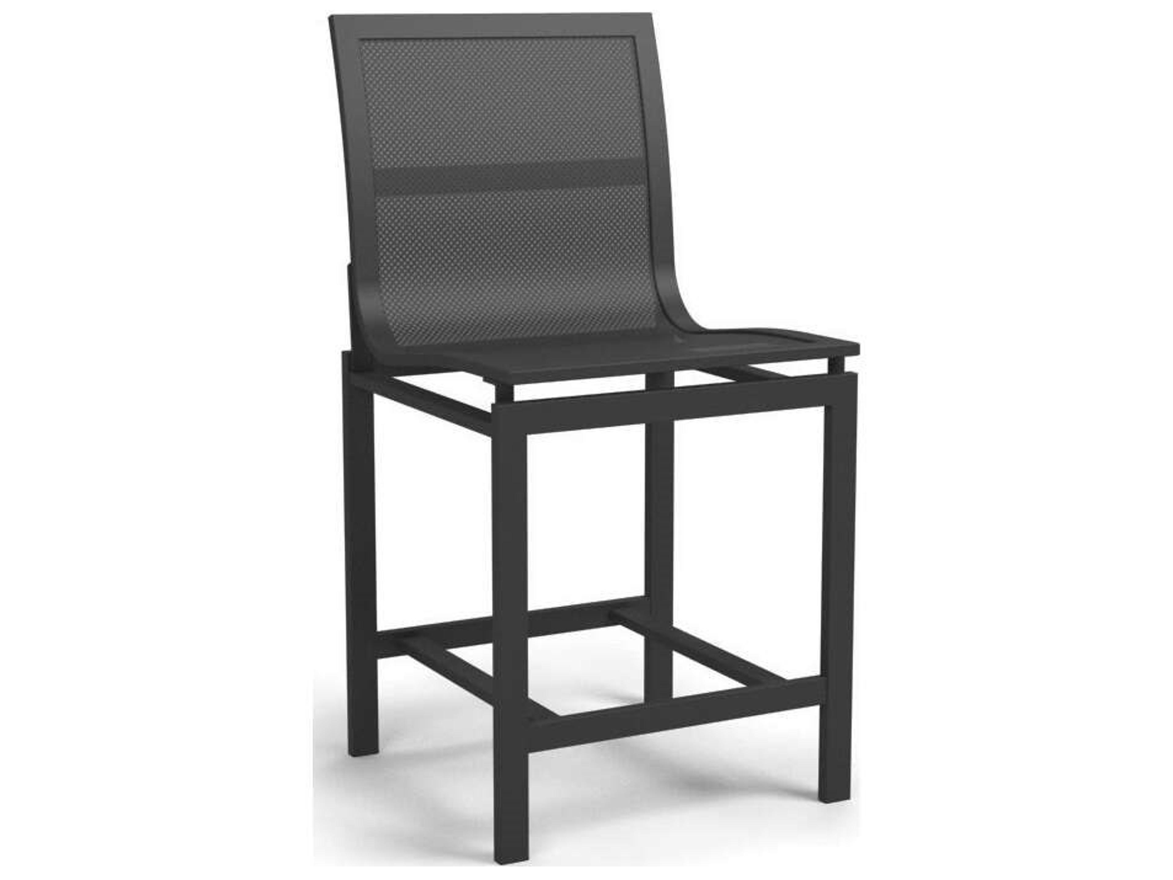 Allure Mesh Armless Balcony Chair Outdoor Stool
