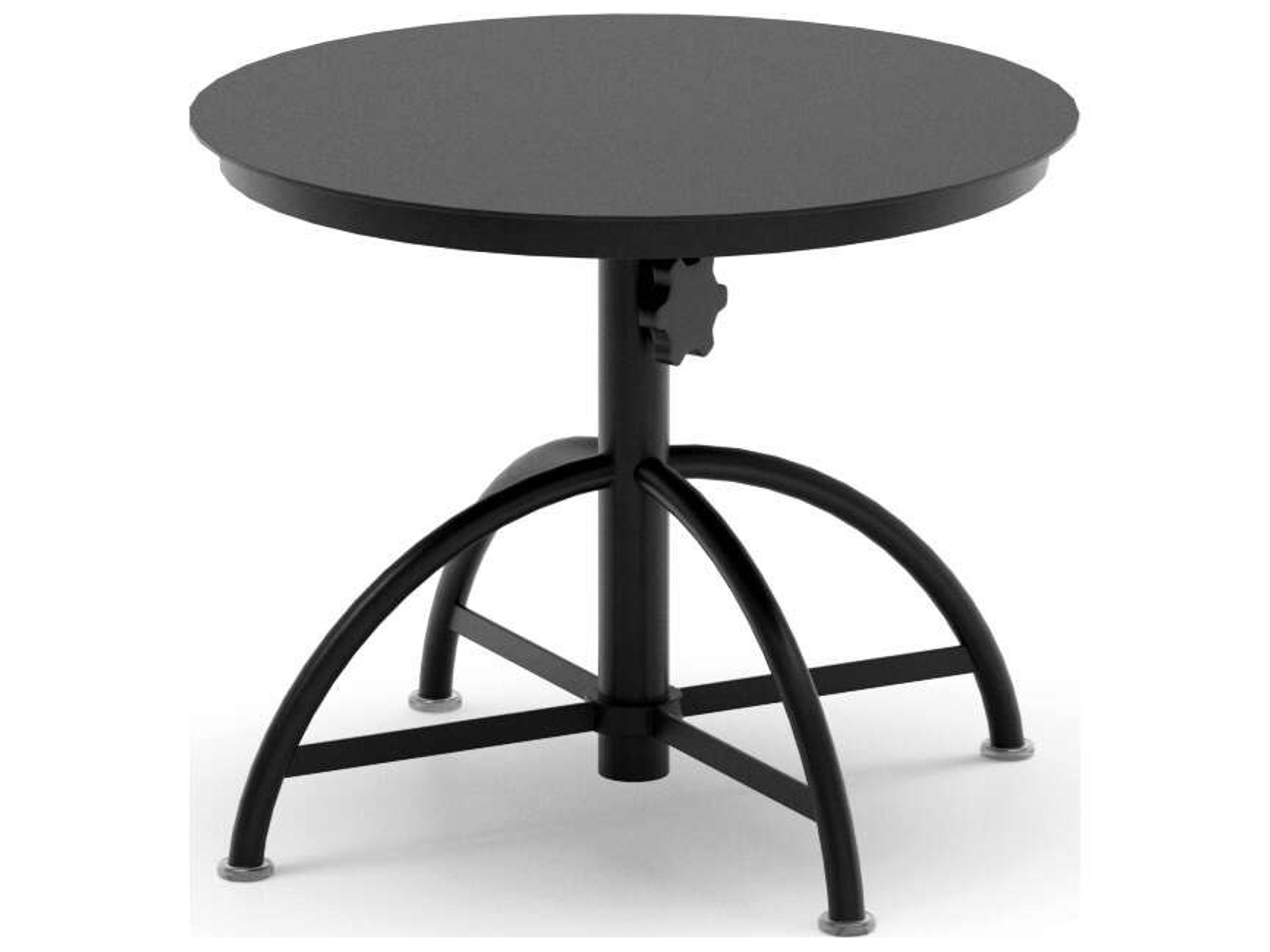 Homecrest Mode Tables Aluminum Square End Table