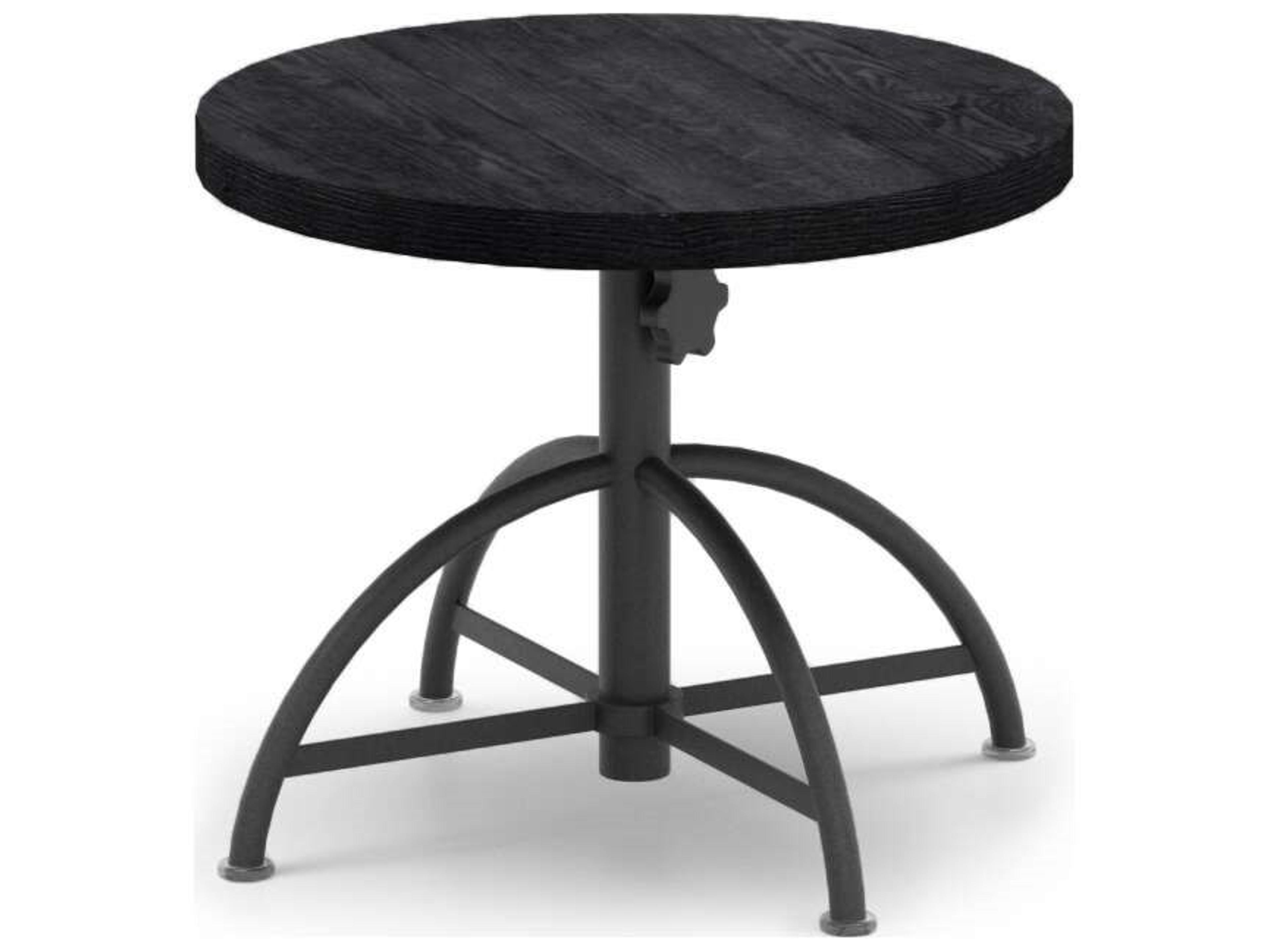 Homecrest Timber Tables Natural Series Aluminum Round End Table