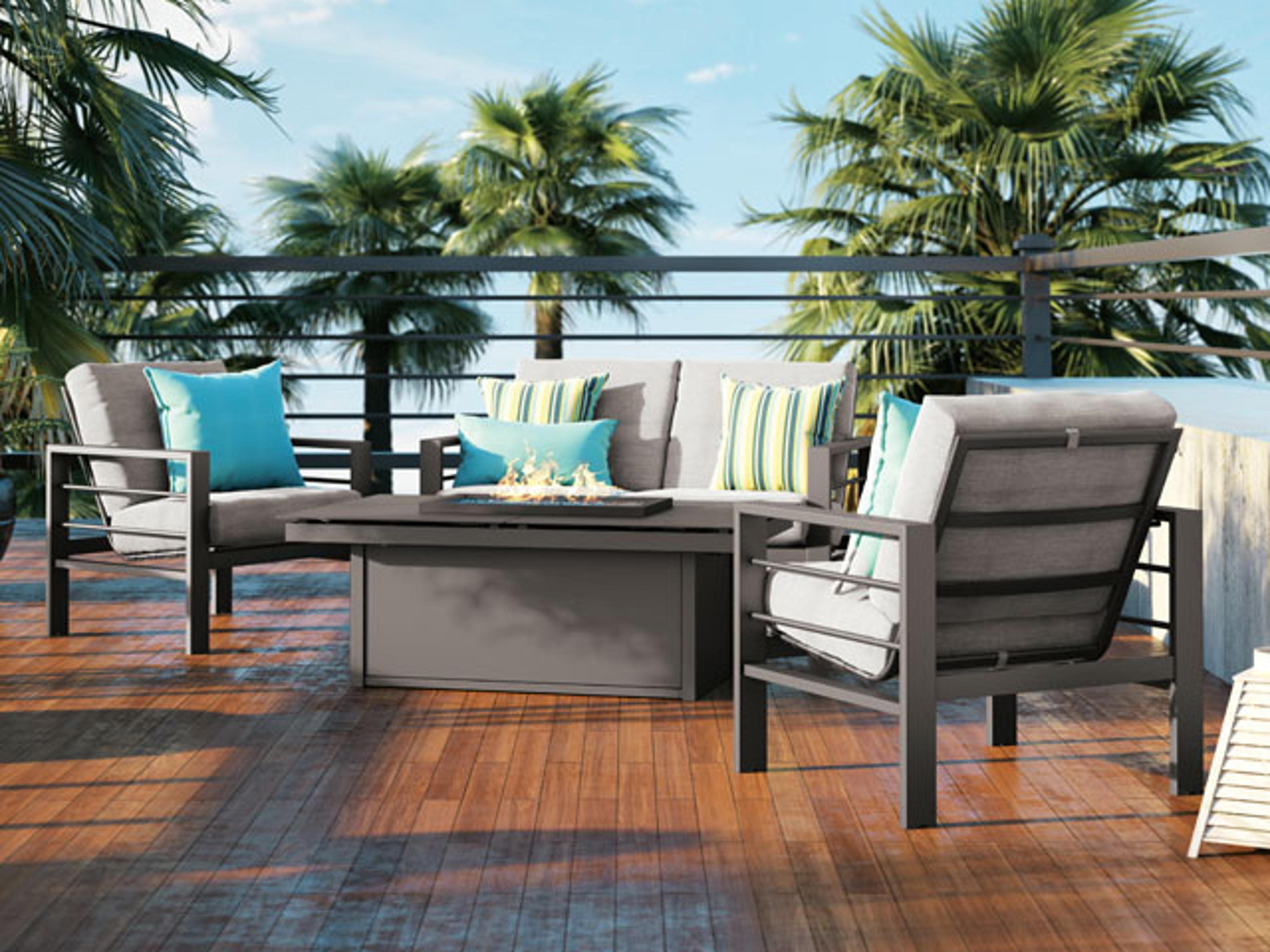 Homecrest Mode Aluminum Rectangular Fire Pit Table Top