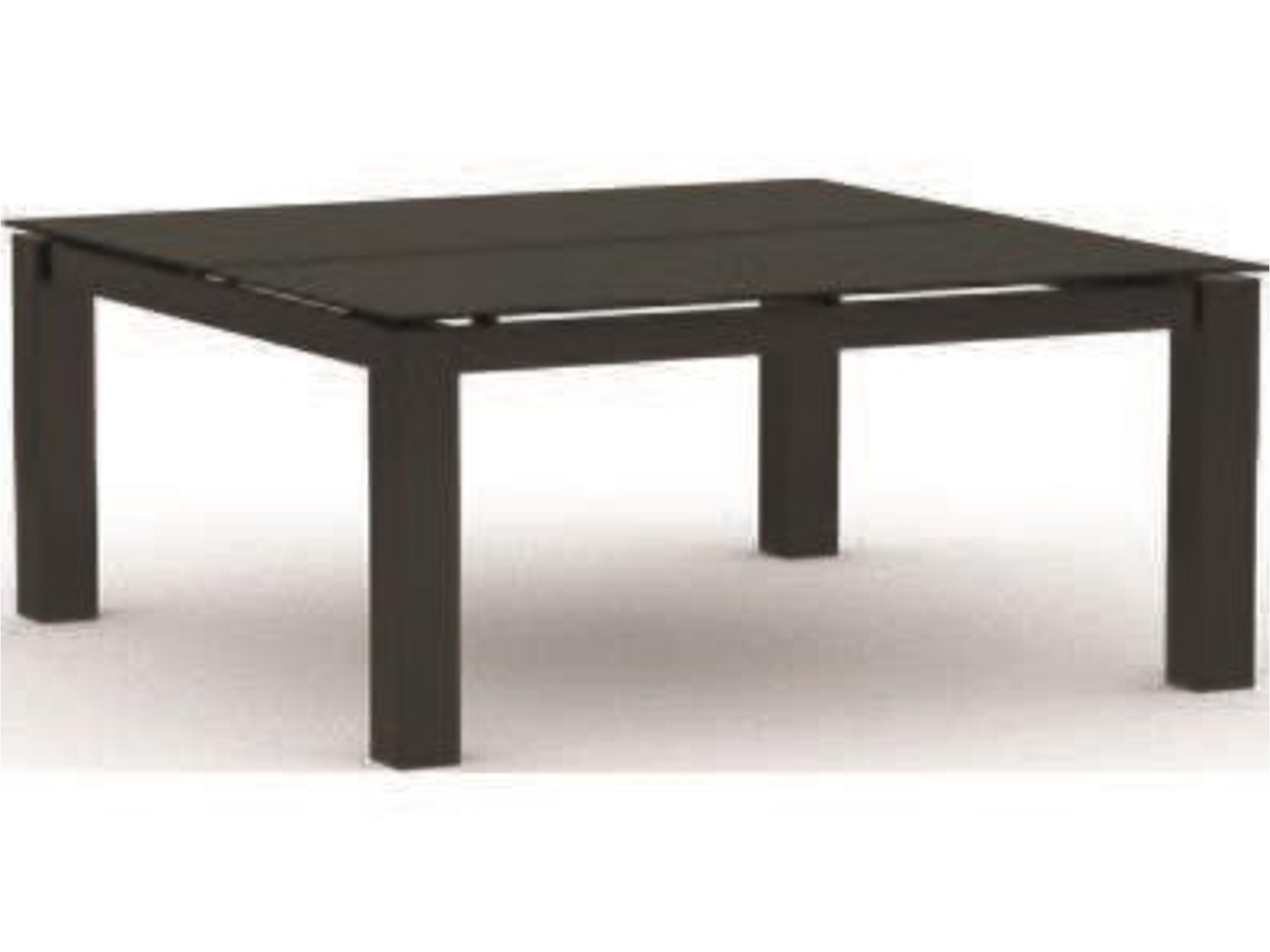 Mode Aluminum Square Outdoor Coffee Table