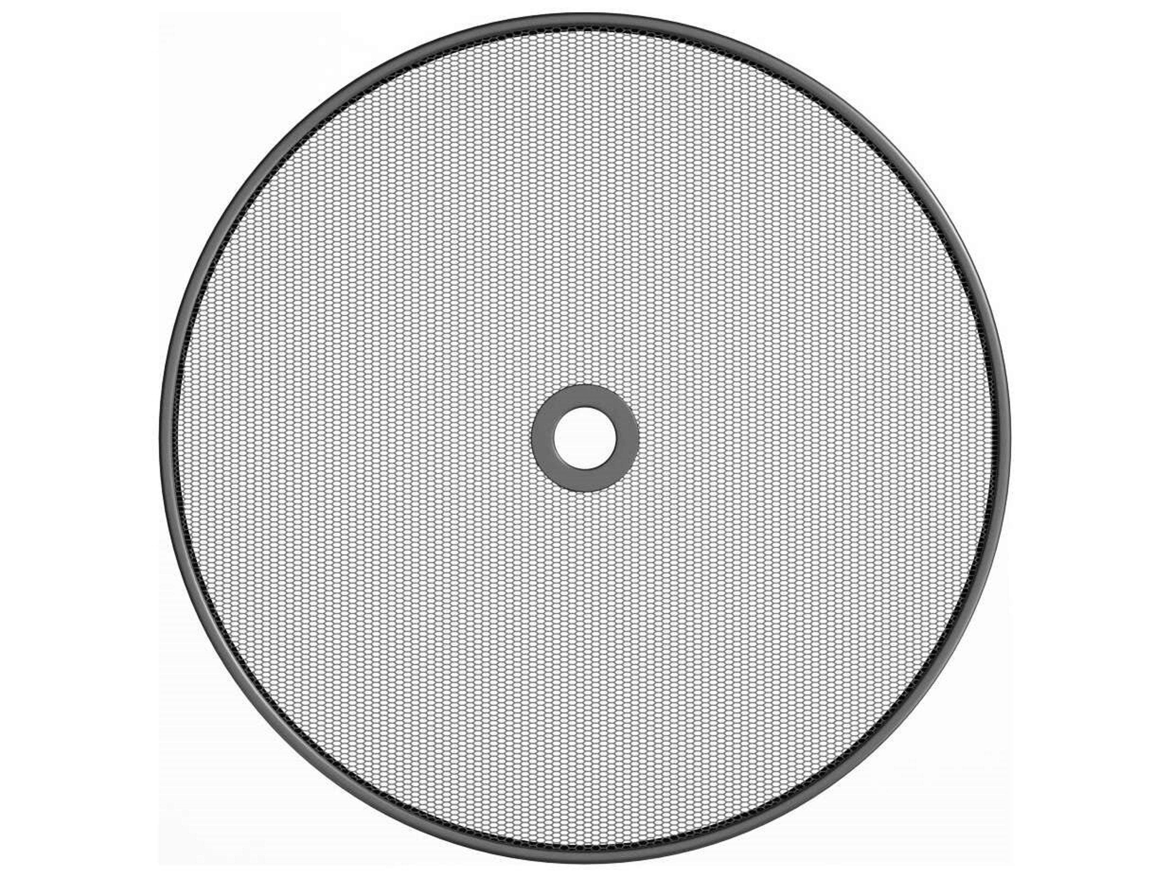Mesh Aluminum Round Table Top with Umbrella Hole