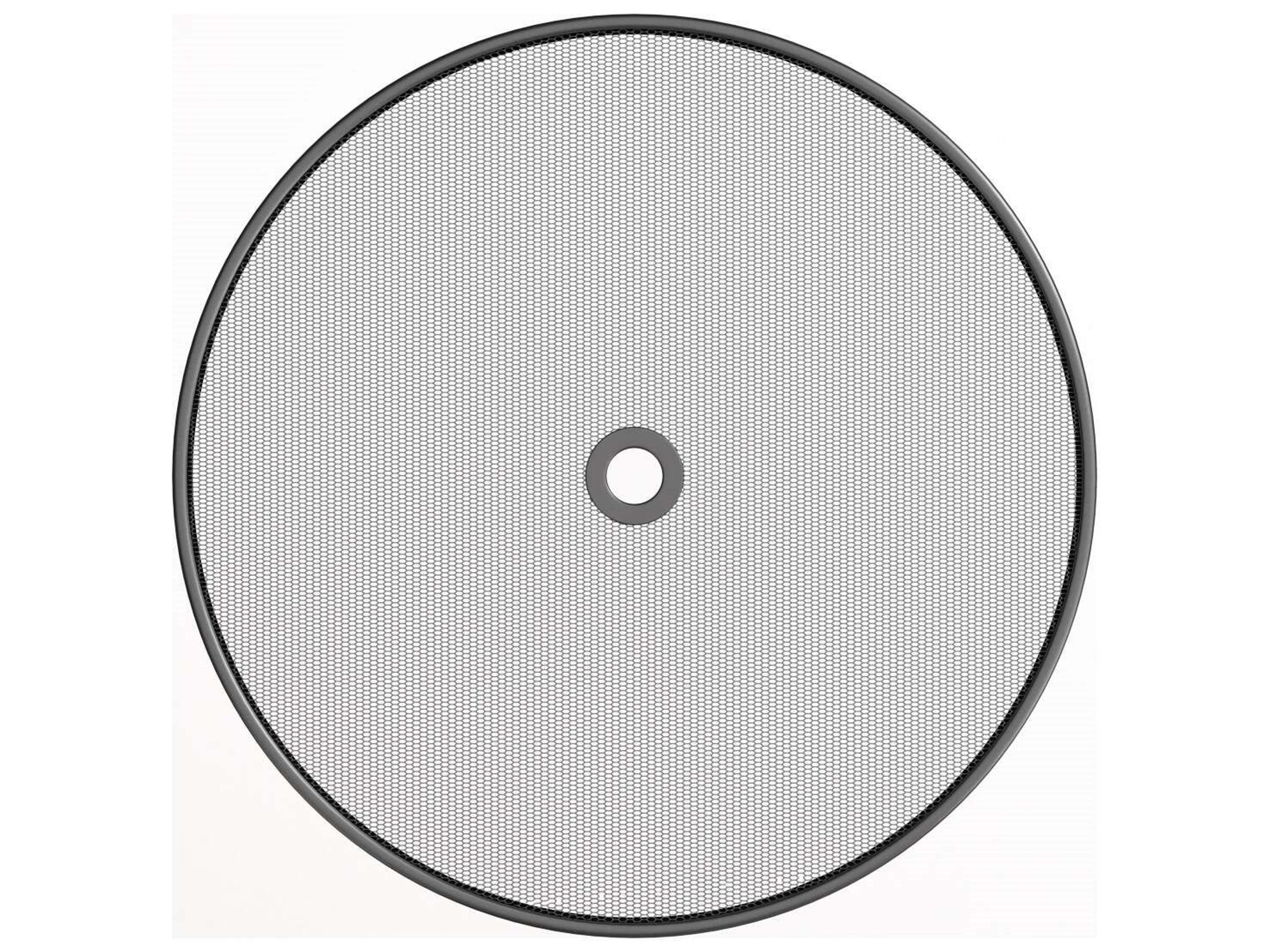Mesh Aluminum Round Table Top with Umbrella Hole