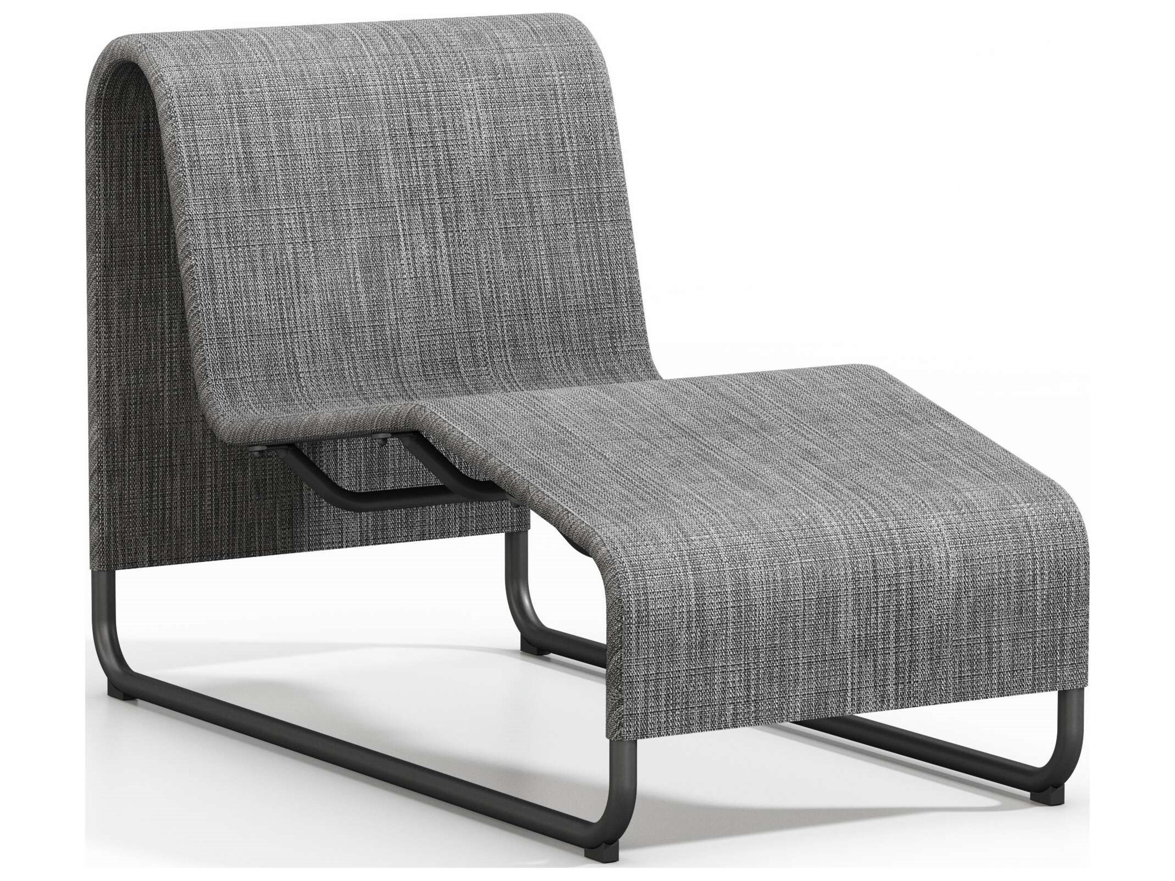 Infiniti Air Sensation Sling Aluminum Armless Outdoor Chaise Lounge