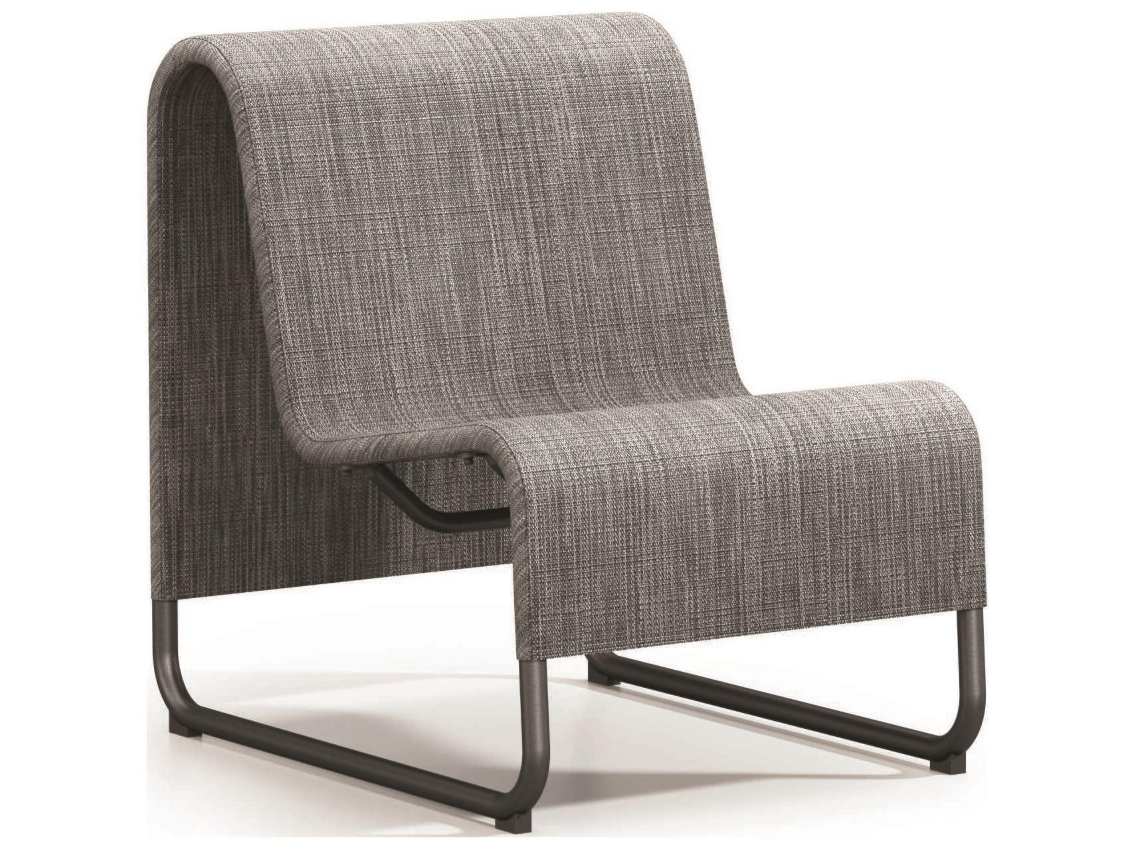 Infiniti Armless Chat Chair Modern Sling Lounge