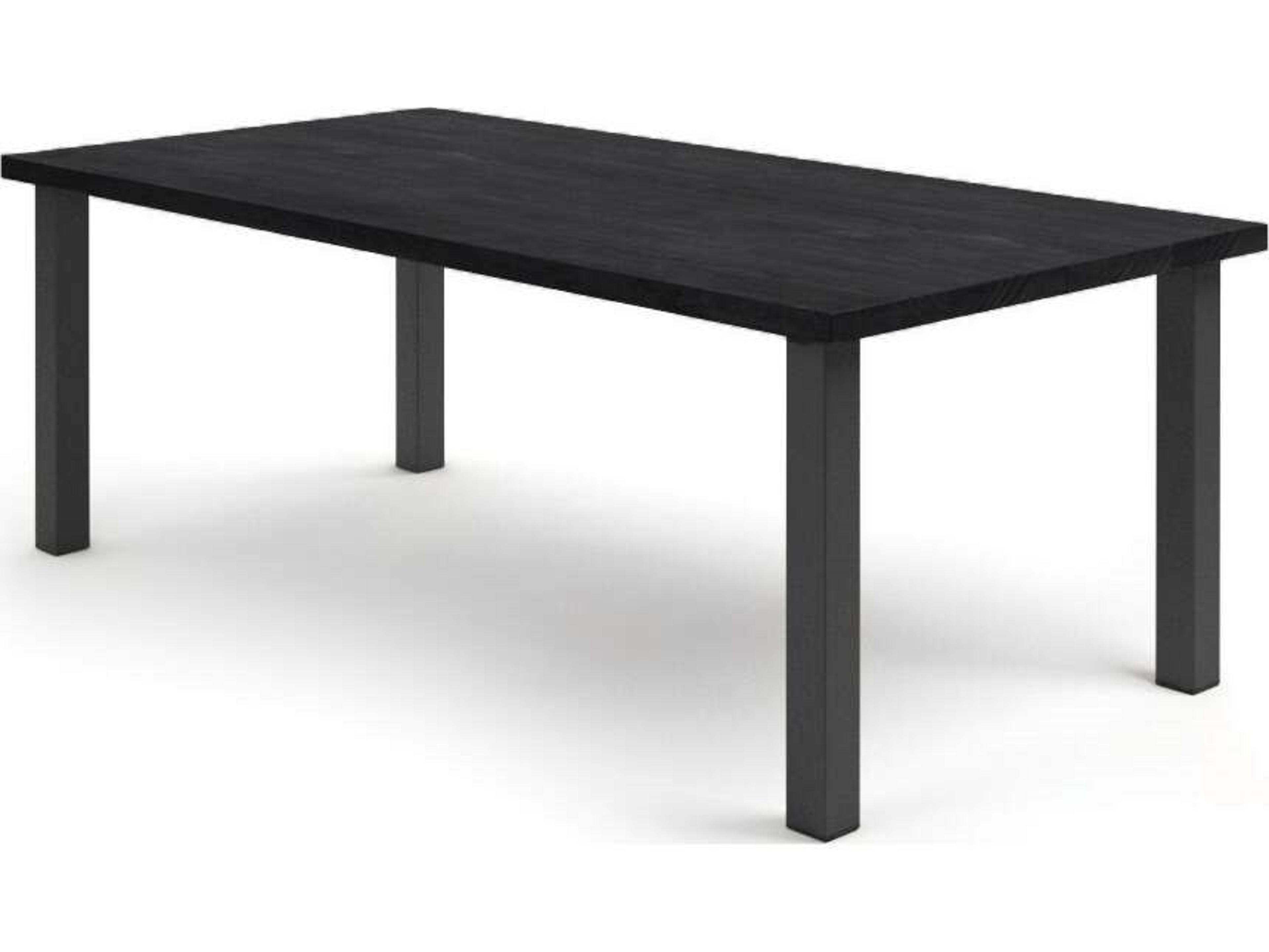 Timber Aluminum Rectangular Outdoor Dining Table