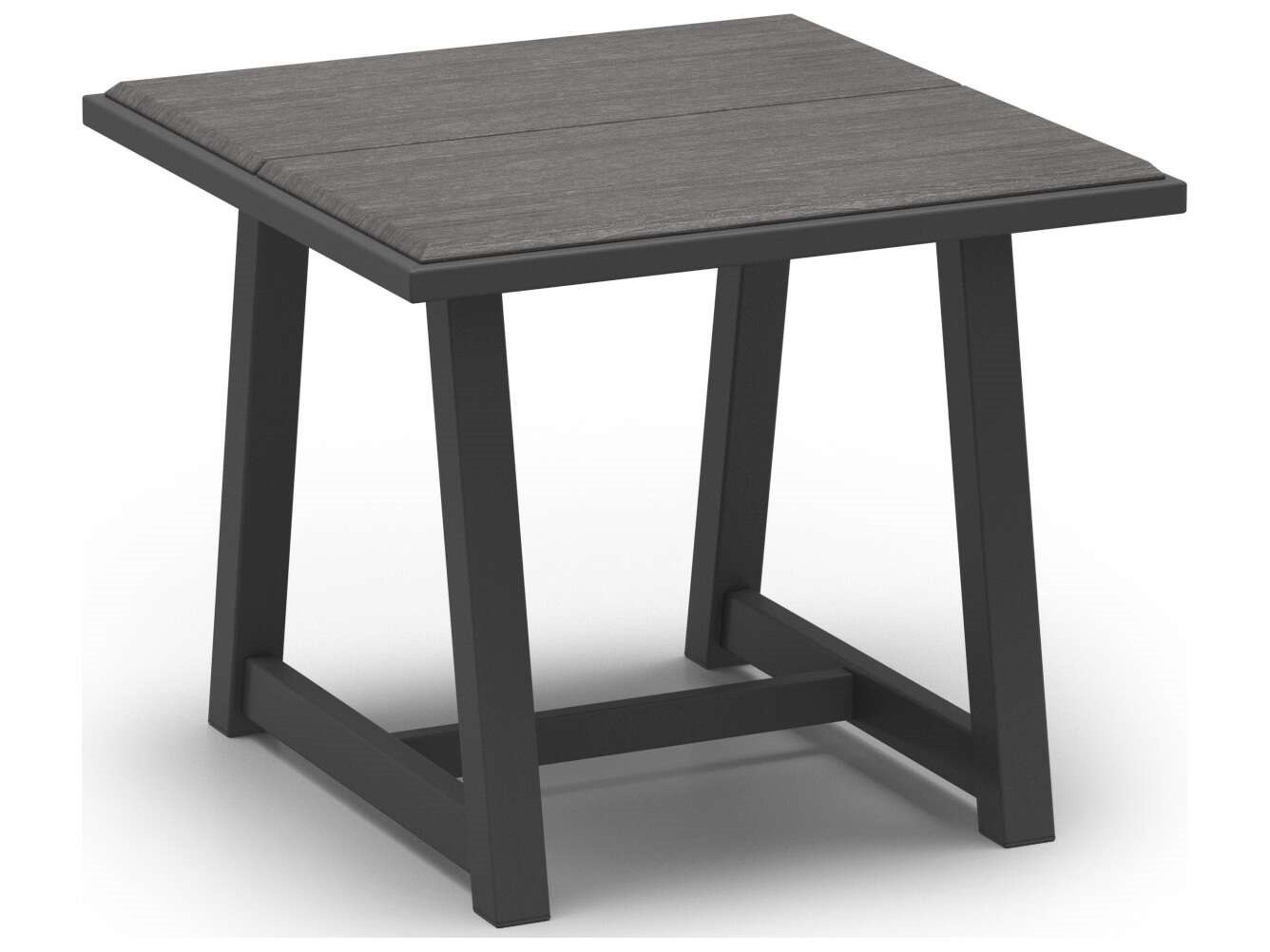Medley 24" Square Side Table in Trestle Base