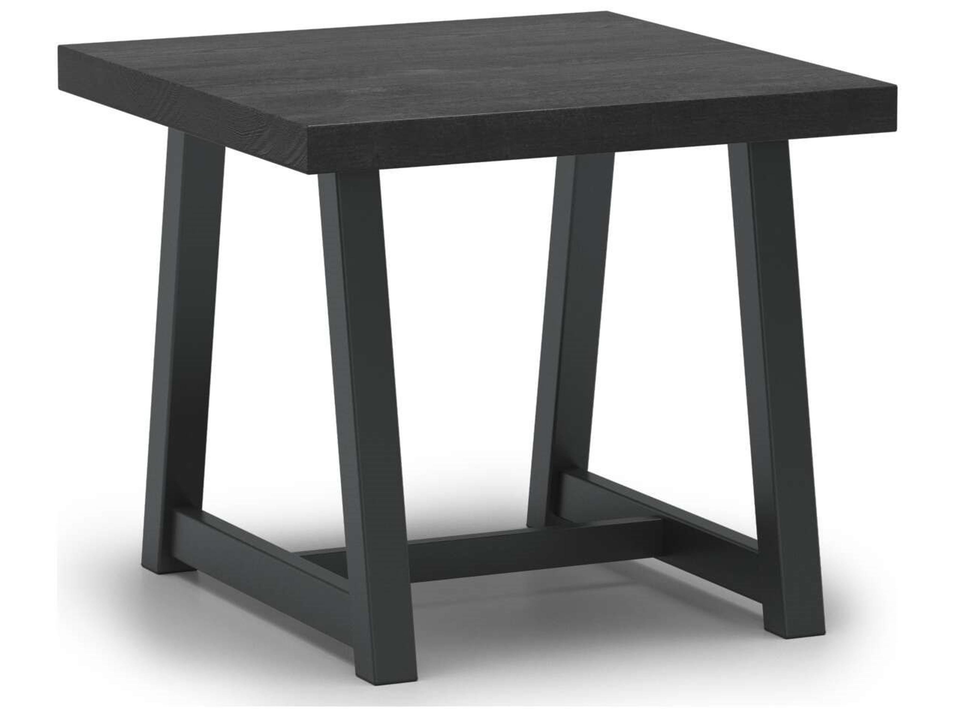 Timber Tables Natural Series 24" Square End Table in Trestle Base