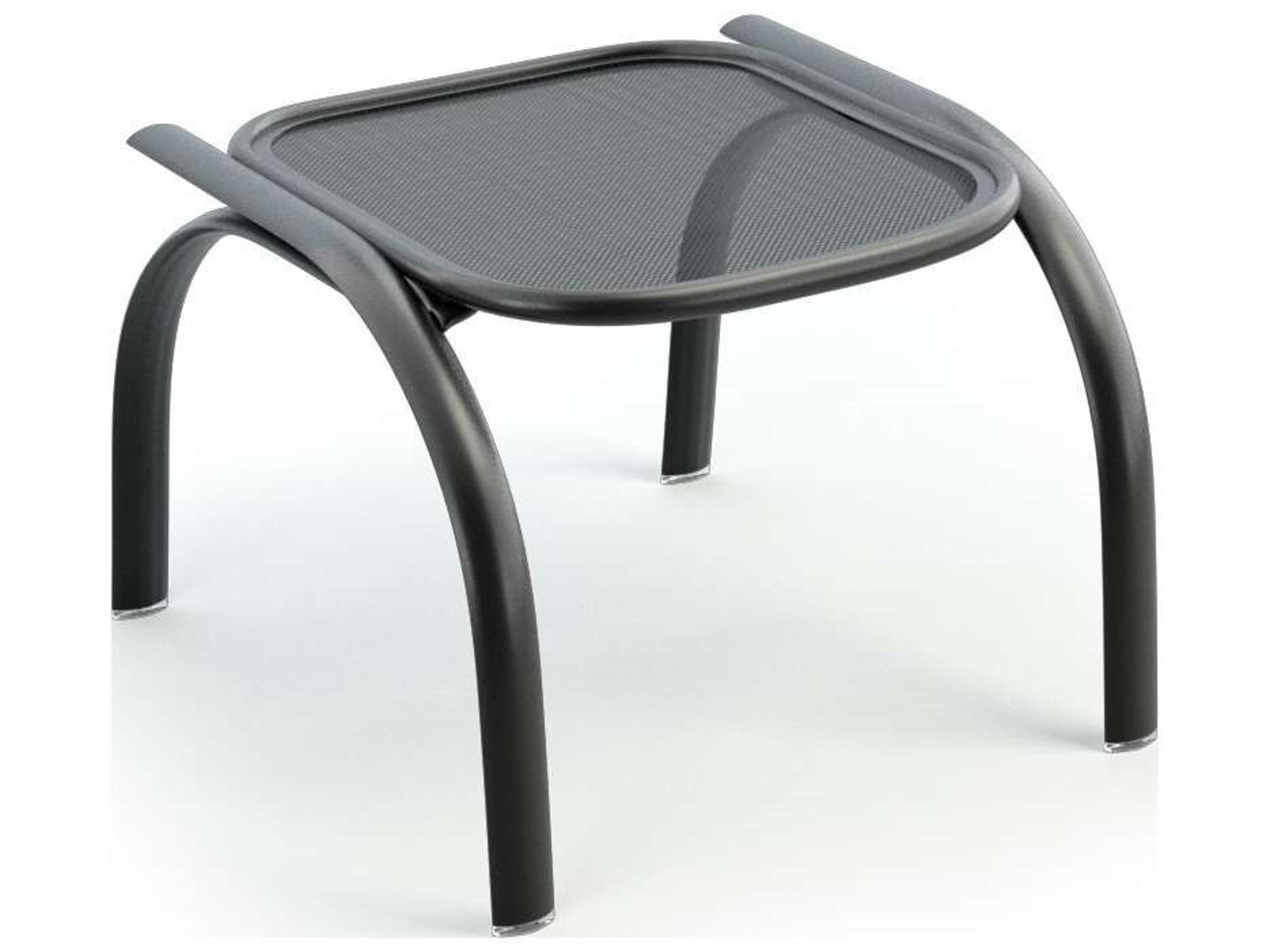 Florida Mesh Outdoor Ottoman Side Table Stackable