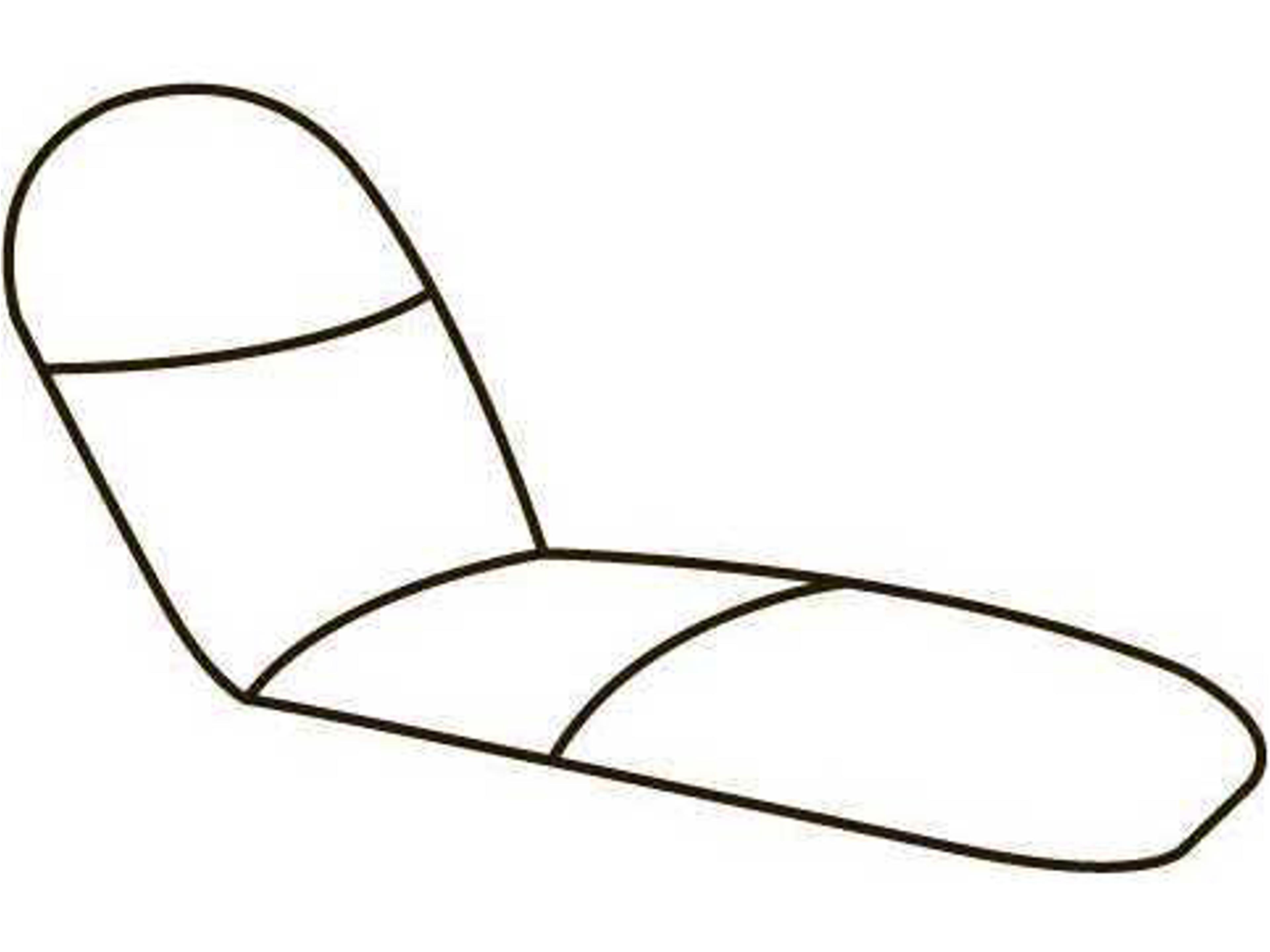 Biscayne Replacement Self-Adjusting Chaise Cushions