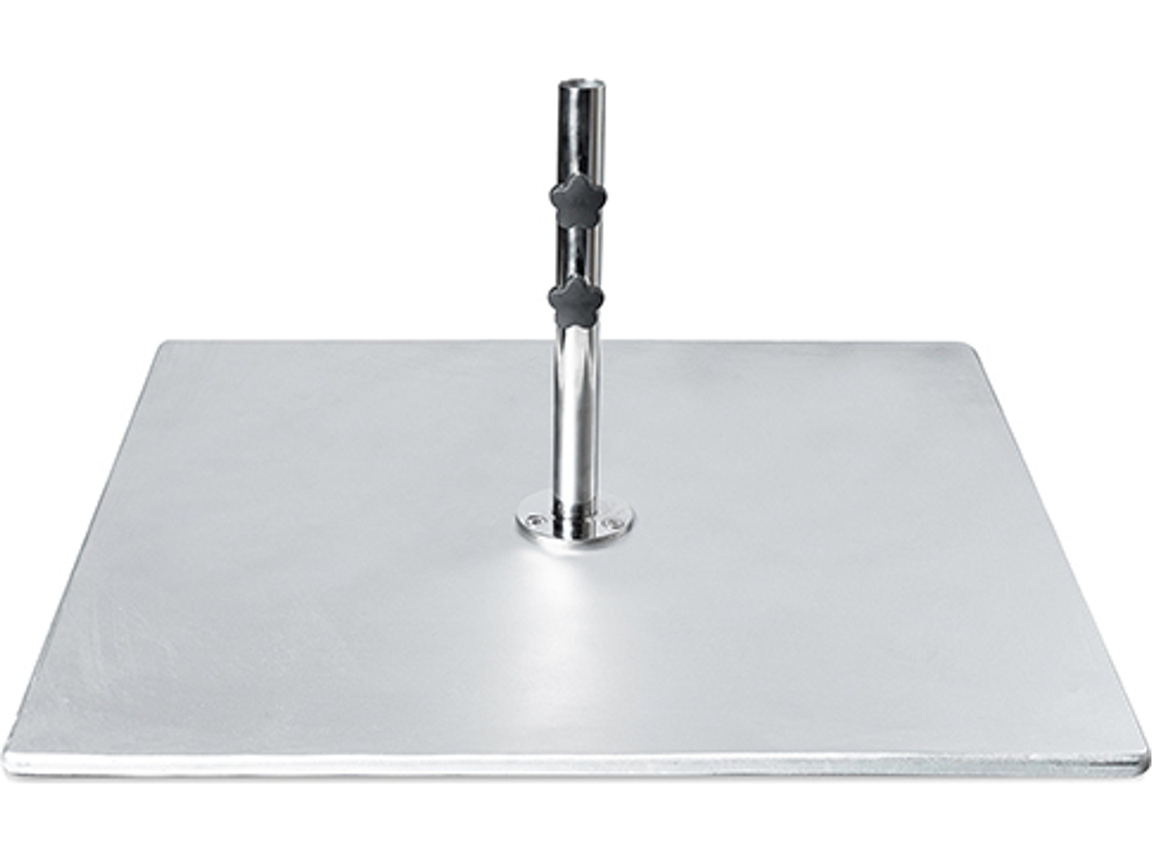 Triumph Giant 36" Square Stackable Steel Plate Umbrella Base