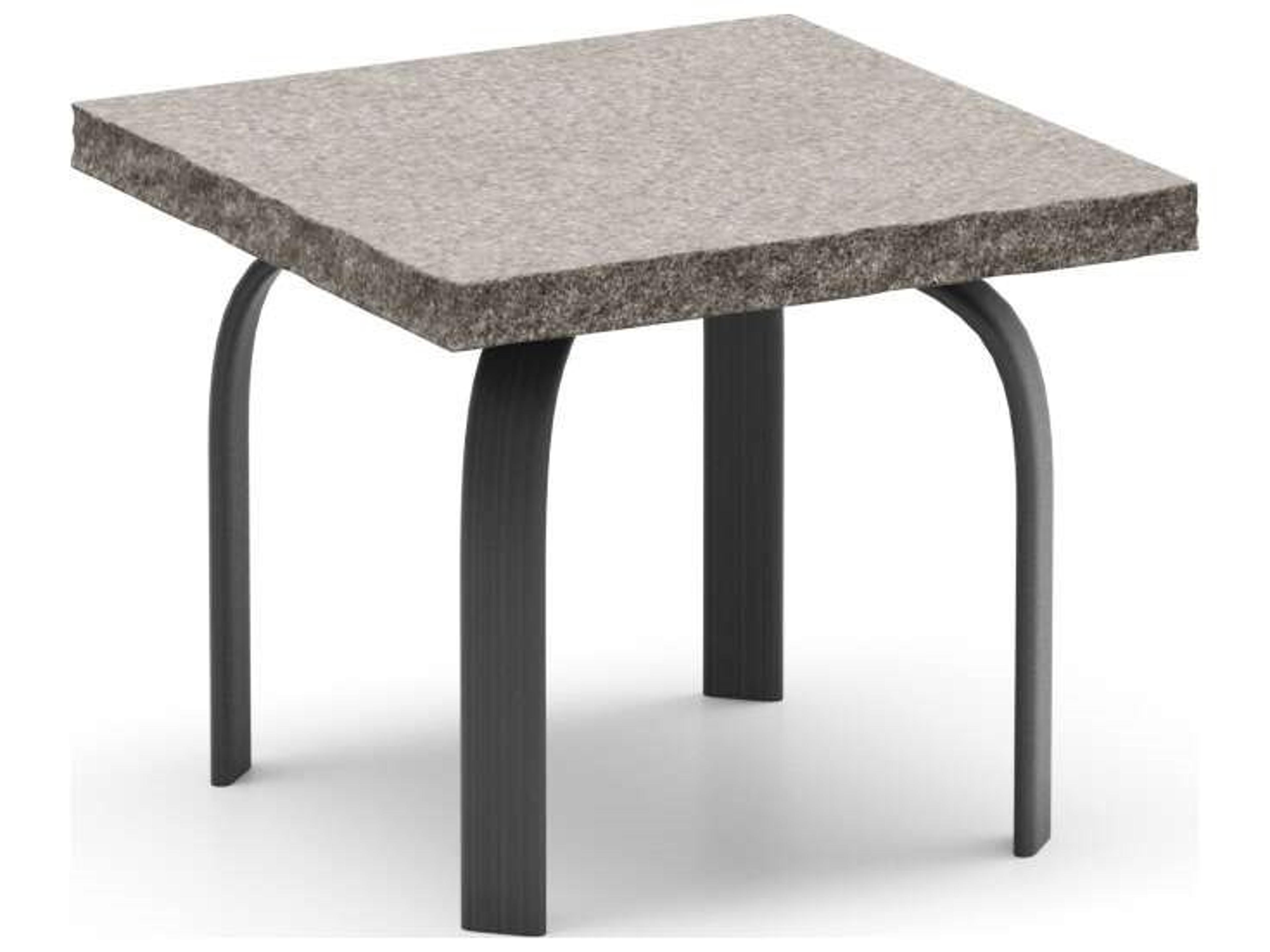 Shadow Rock Natural Series Aluminum 24" Square End Table