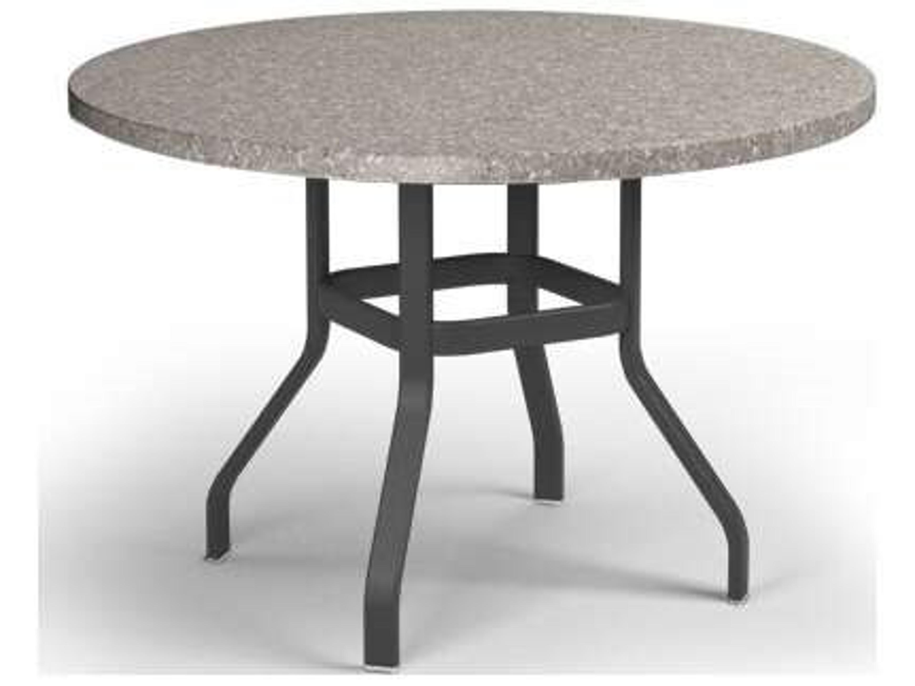 Shadow Rock Aluminum Round Outdoor Patio Counter Table