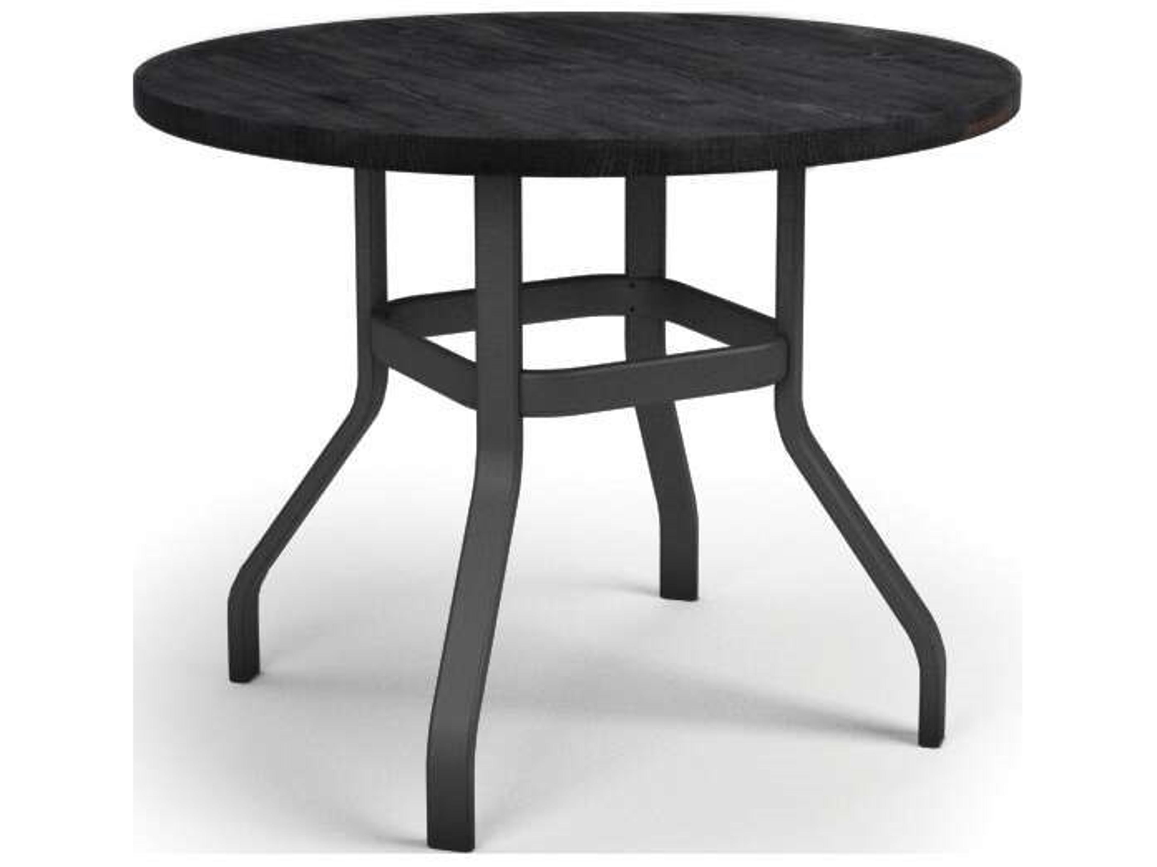 Timber Aluminum Round Outdoor Patio Counter Table