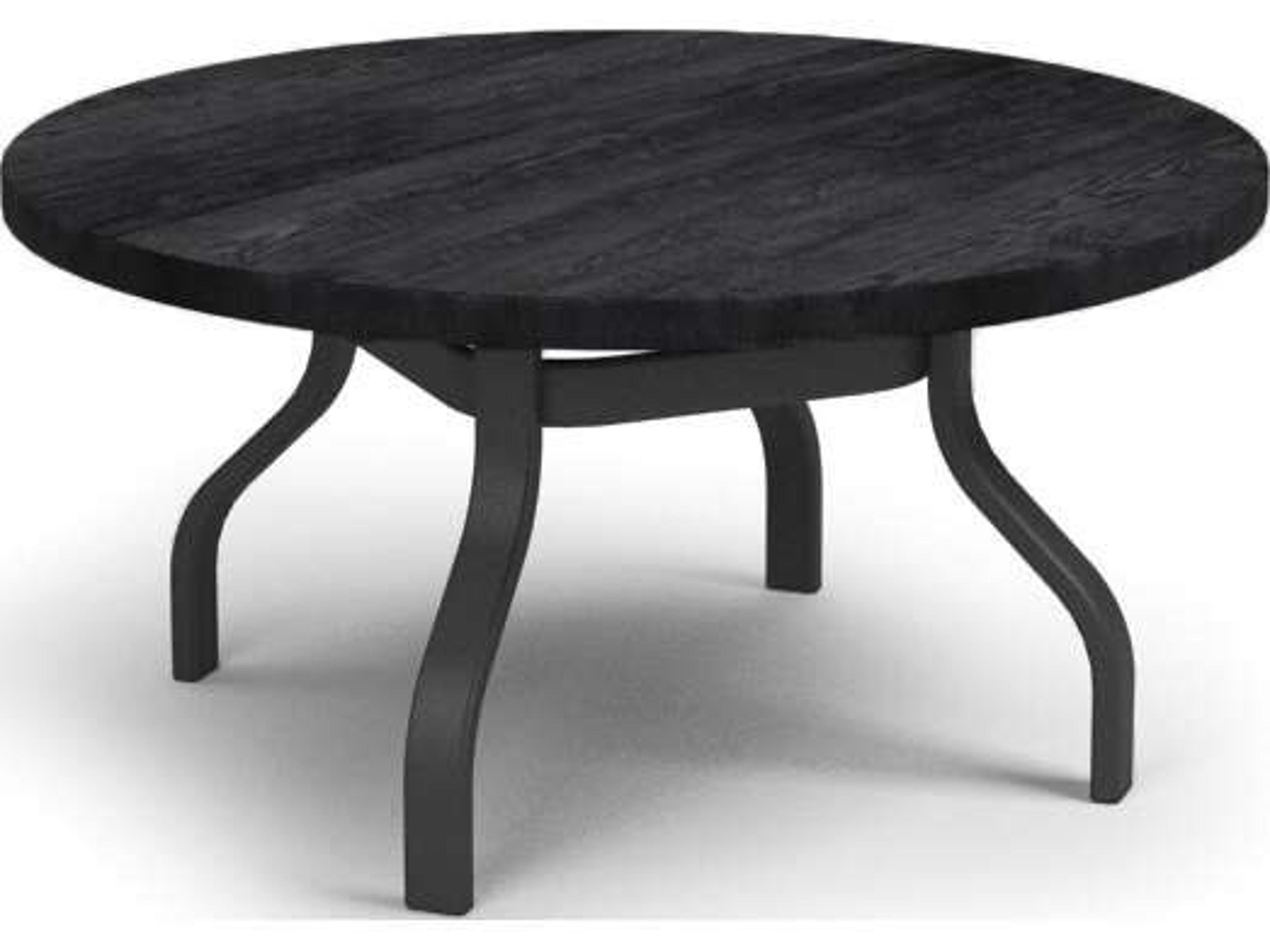 Timber Aluminum Round Outdoor Patio Chat Table