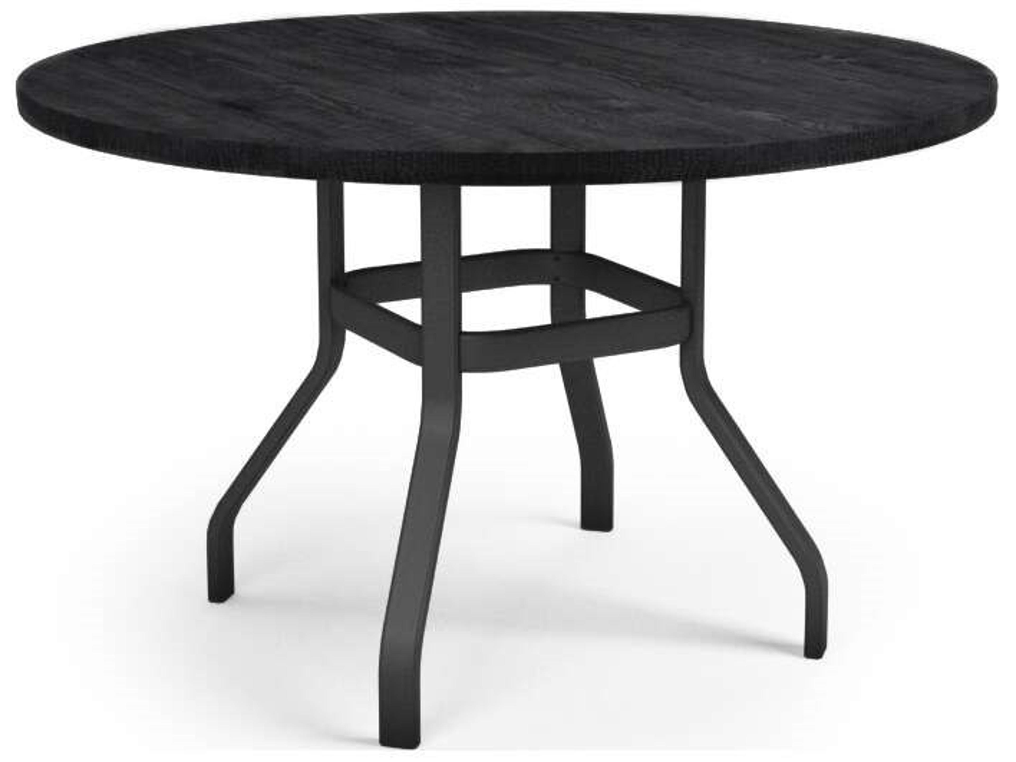 Timber Aluminum Round Patio Counter Table