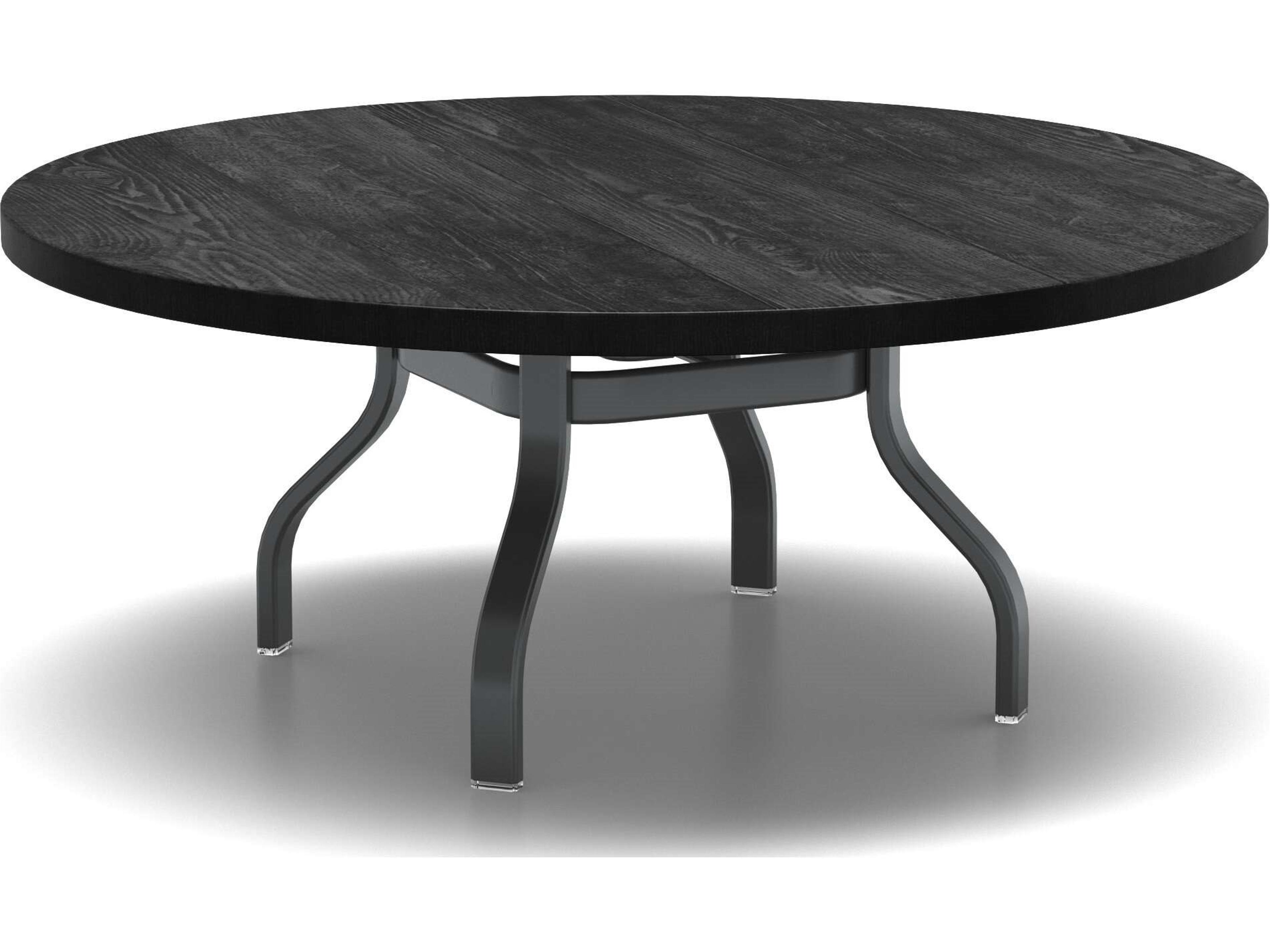 Timber Aluminum Round Outdoor Chat Table