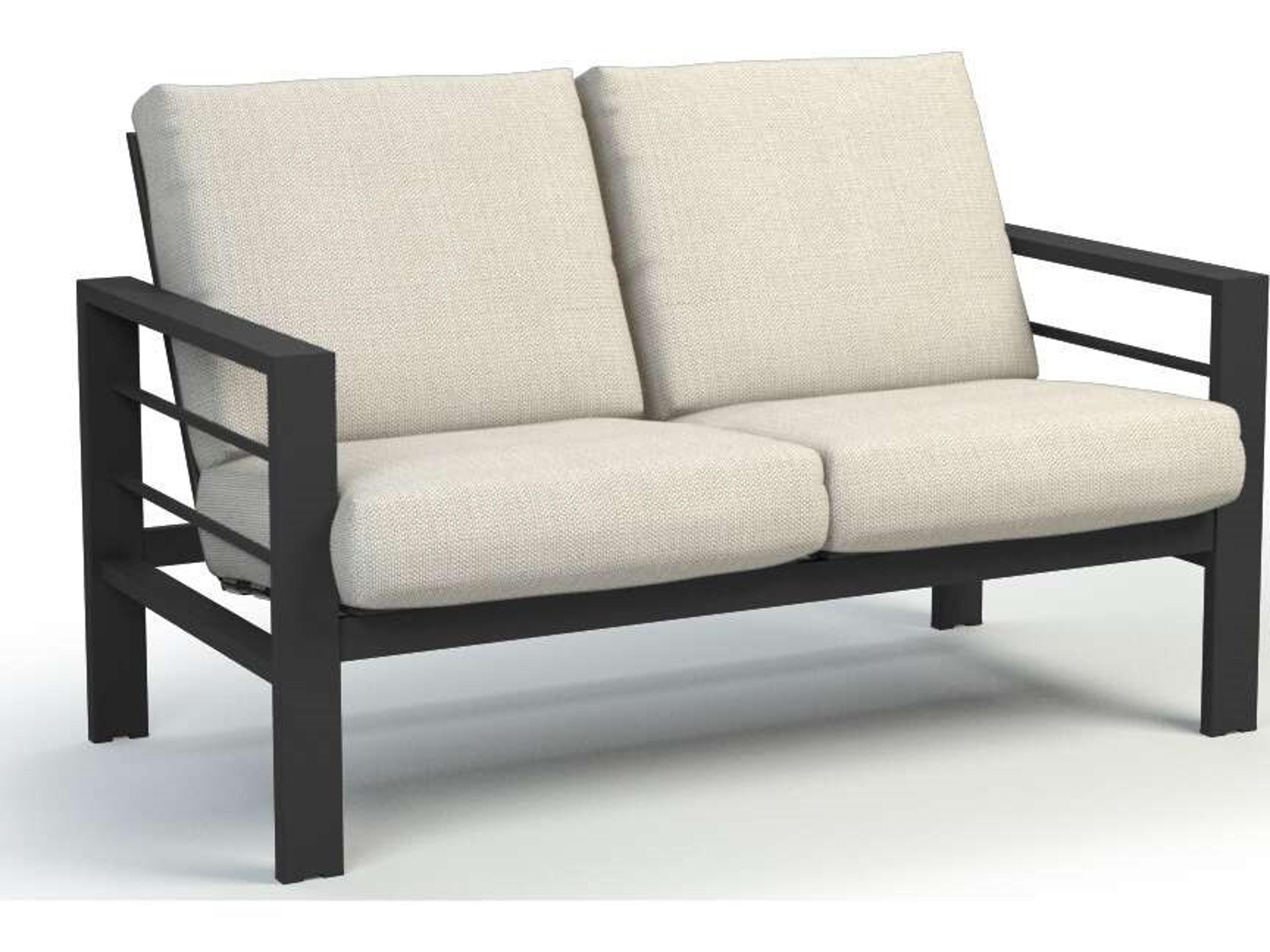 Sutton Cushion Loveseat Modern Outdoor Seating