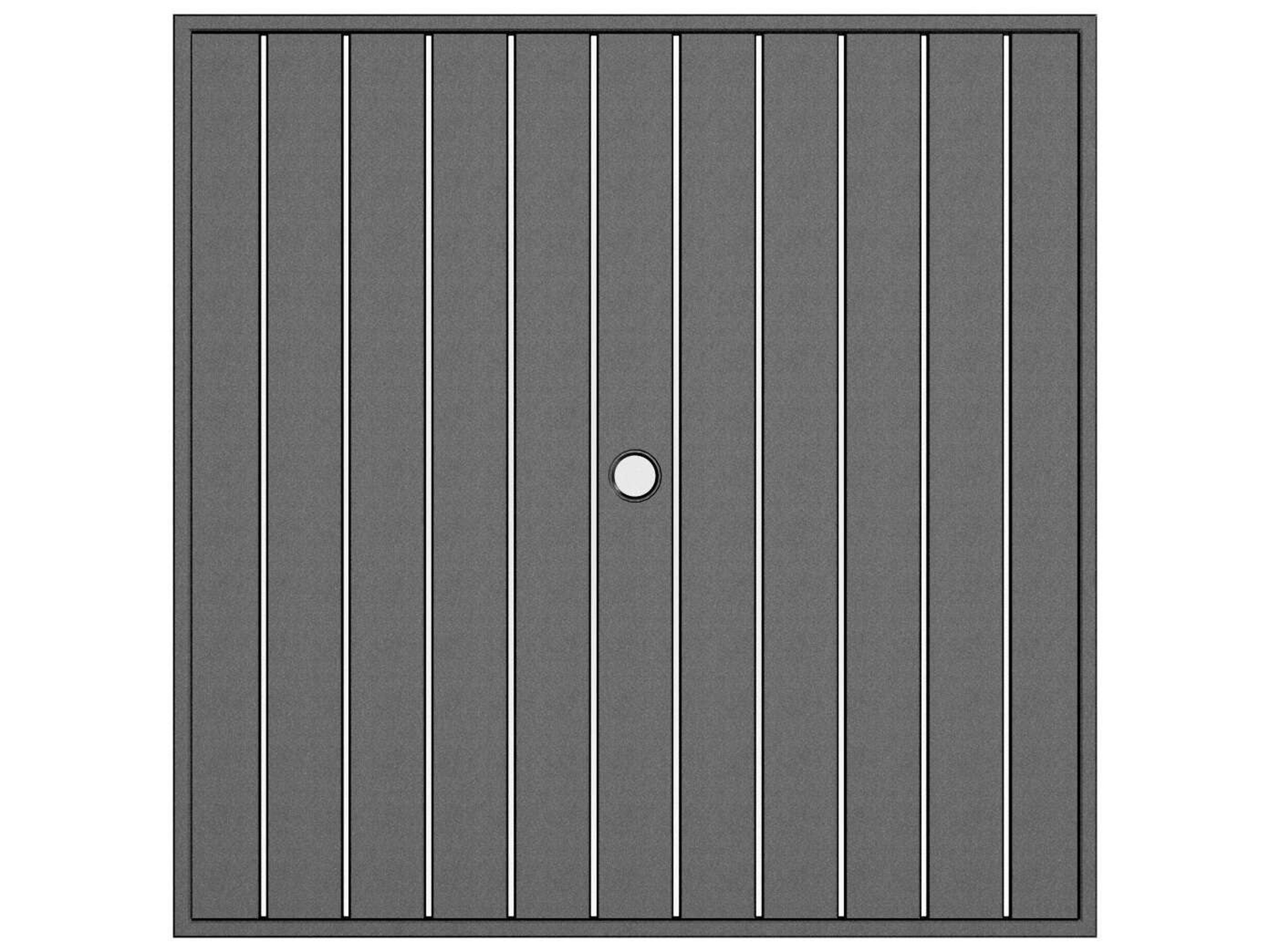 Latitude Square Table Top with Umbrella Hole