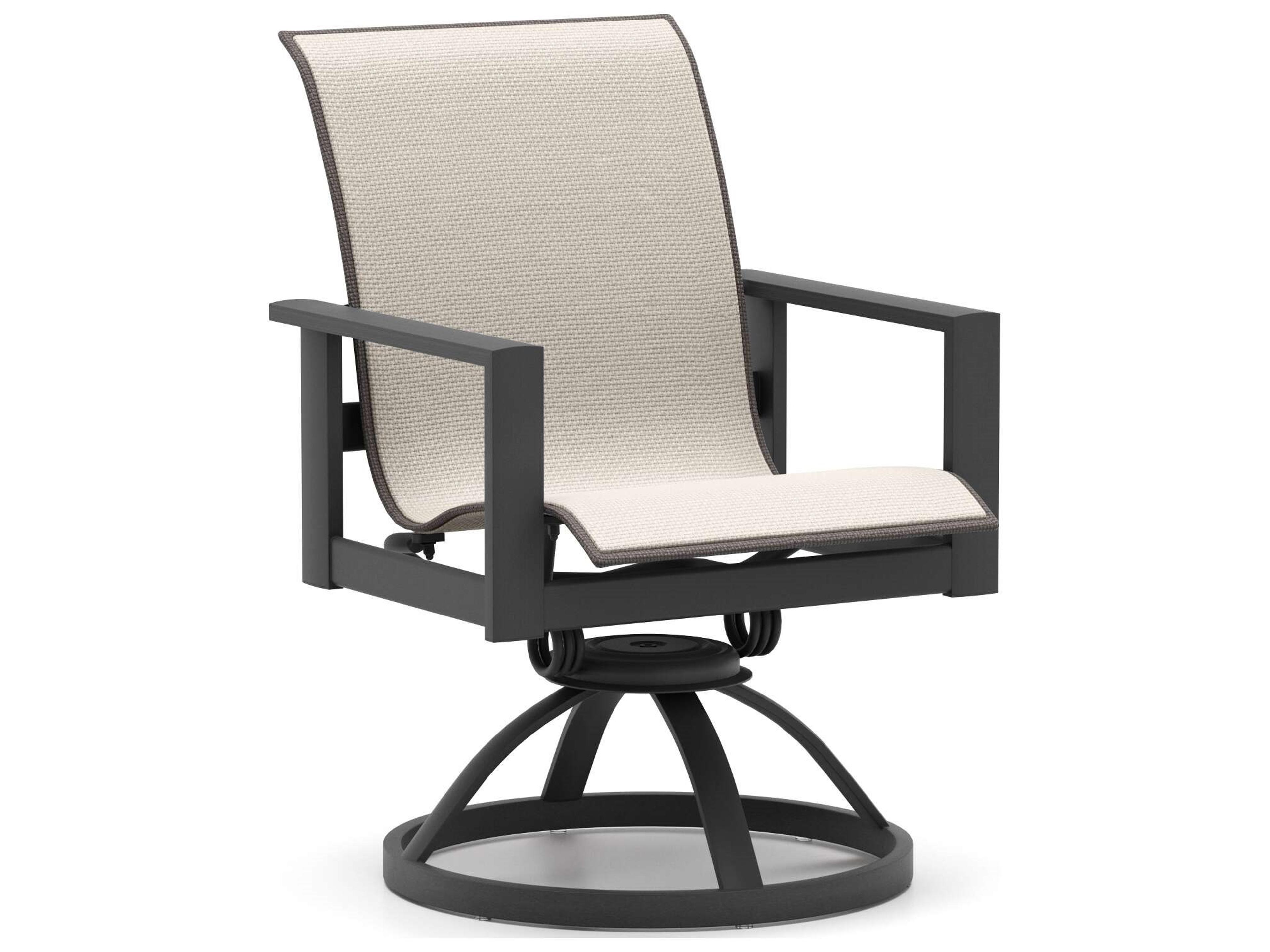 Elements Sling Low Back Swivel Rocker Chair