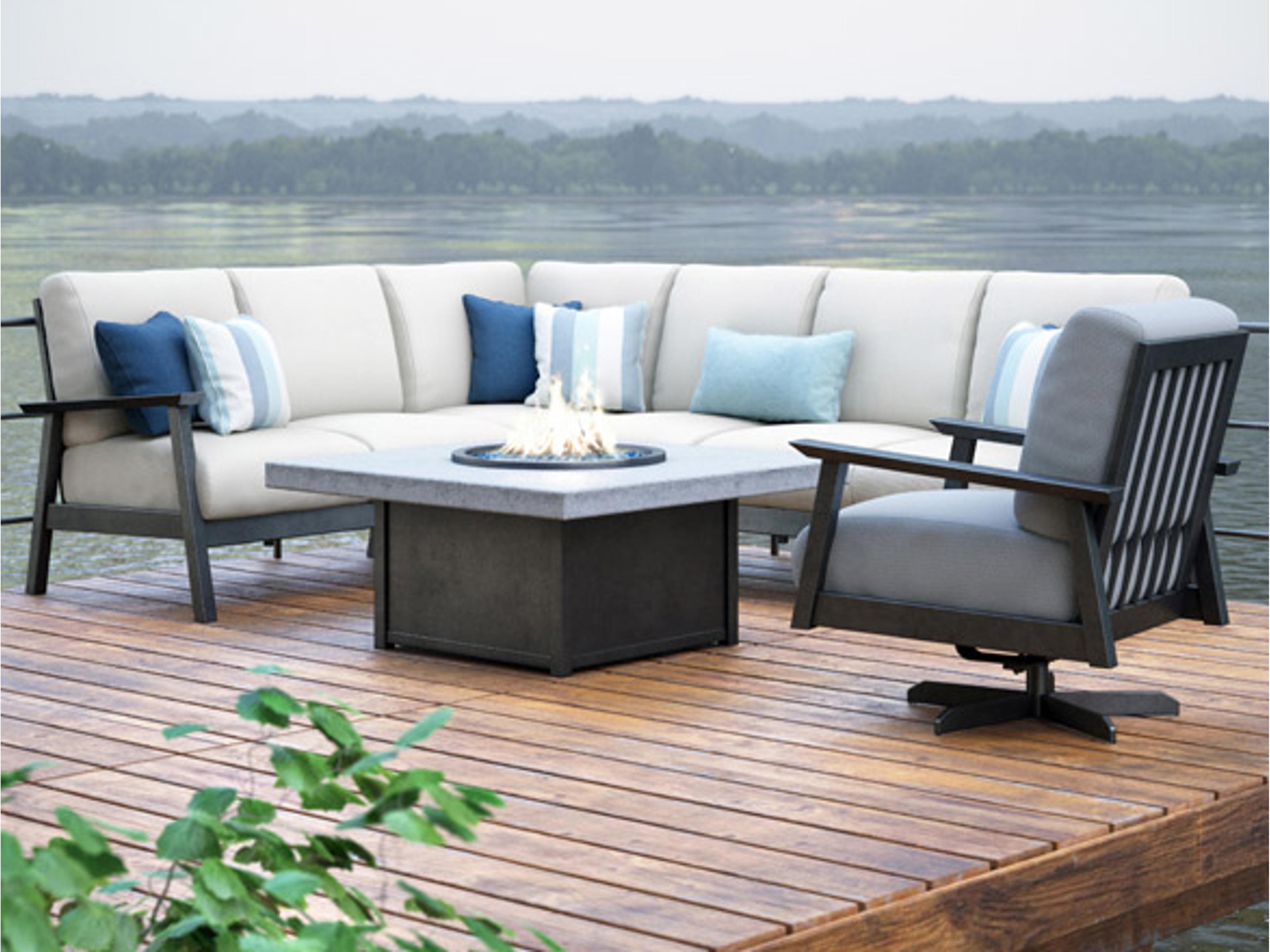 Homecrest Concrete Aluminum Round Fire Pit Table Top