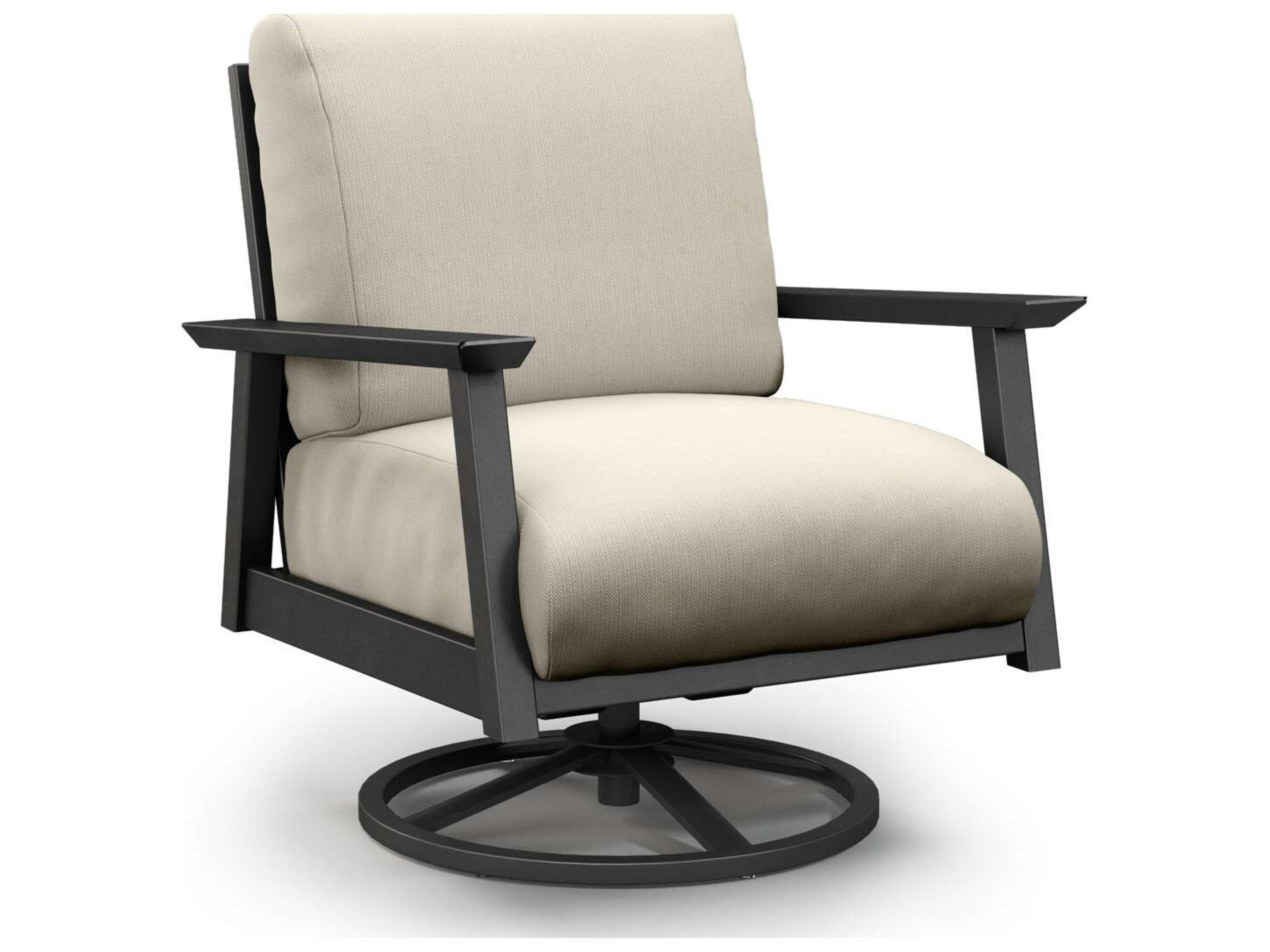 Homecrest Revive Cushion Aluminum Swivel Rocker Chat Chair