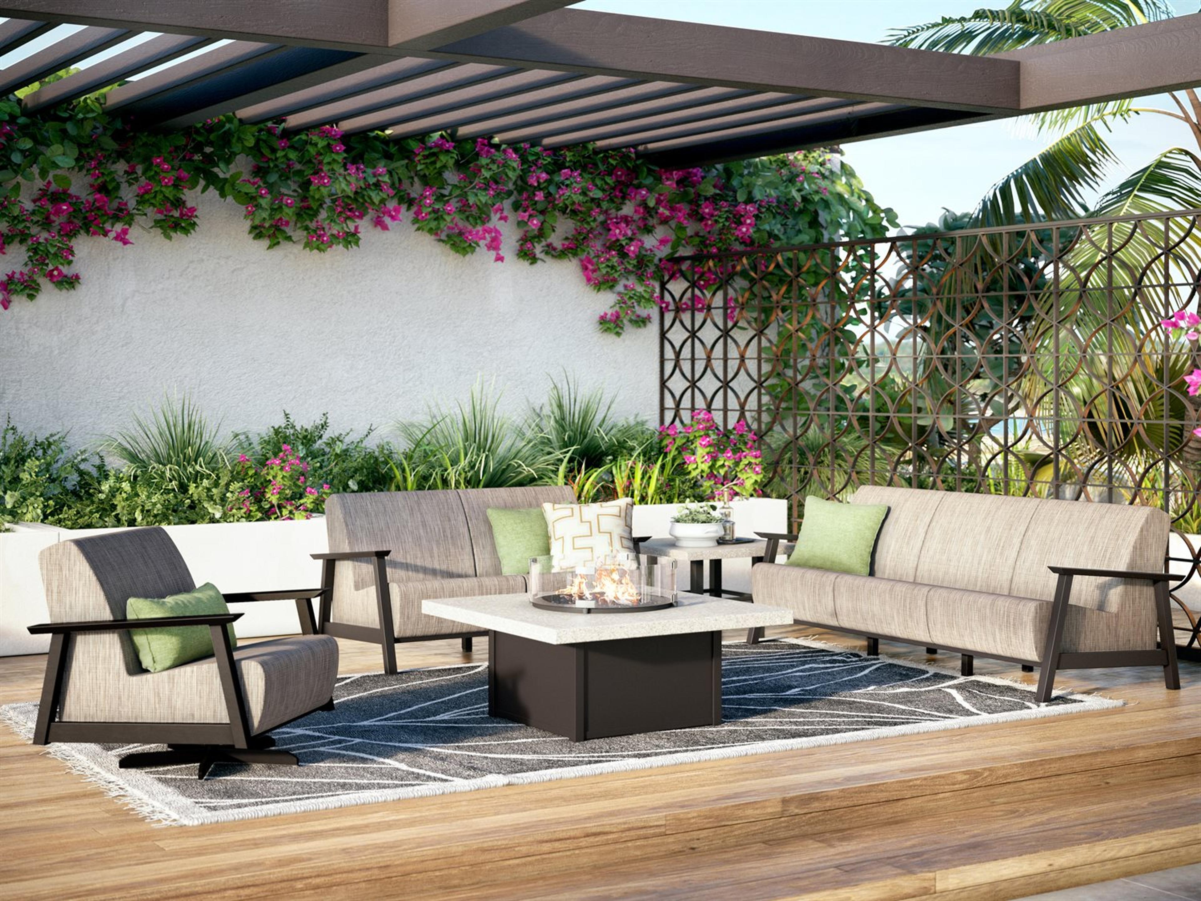 Homecrest Revive Air Sensation Sling Aluminum Modular Outdoor Lounge Chair