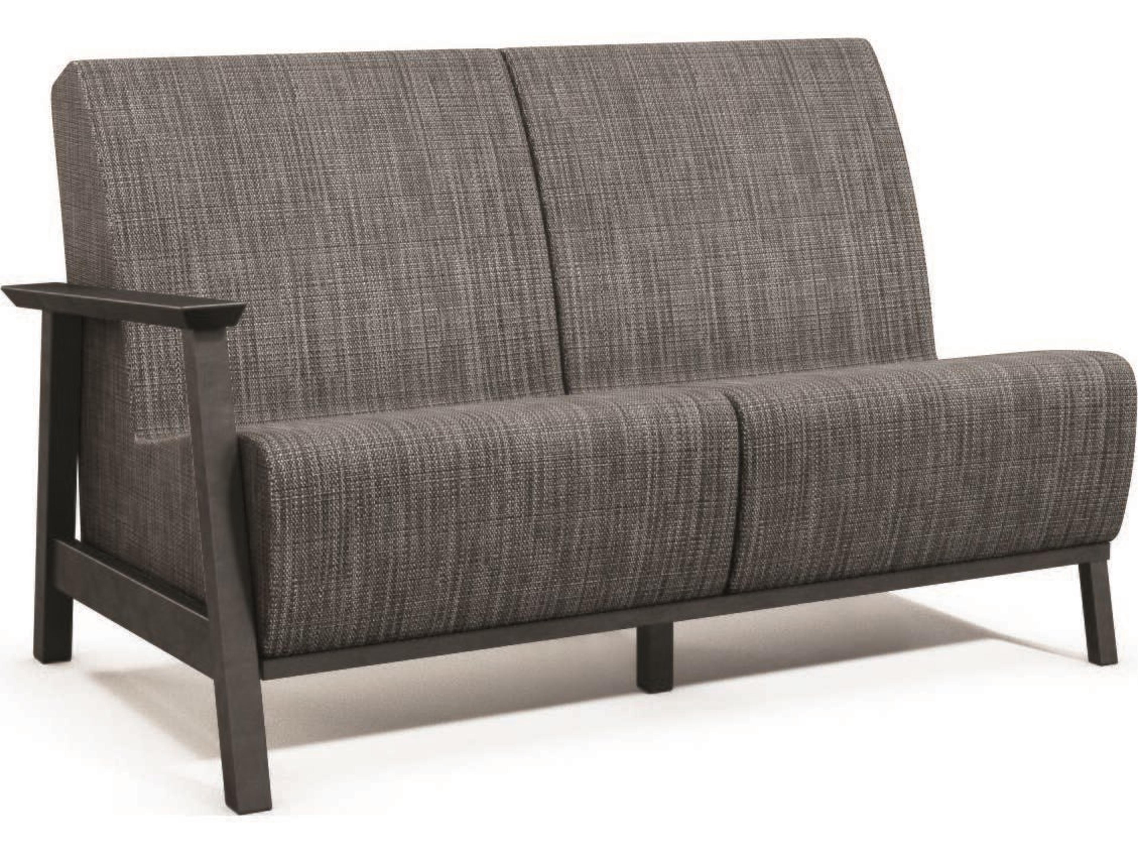 Revive Air Sensation Sling Aluminum Right Arm Patio Loveseat