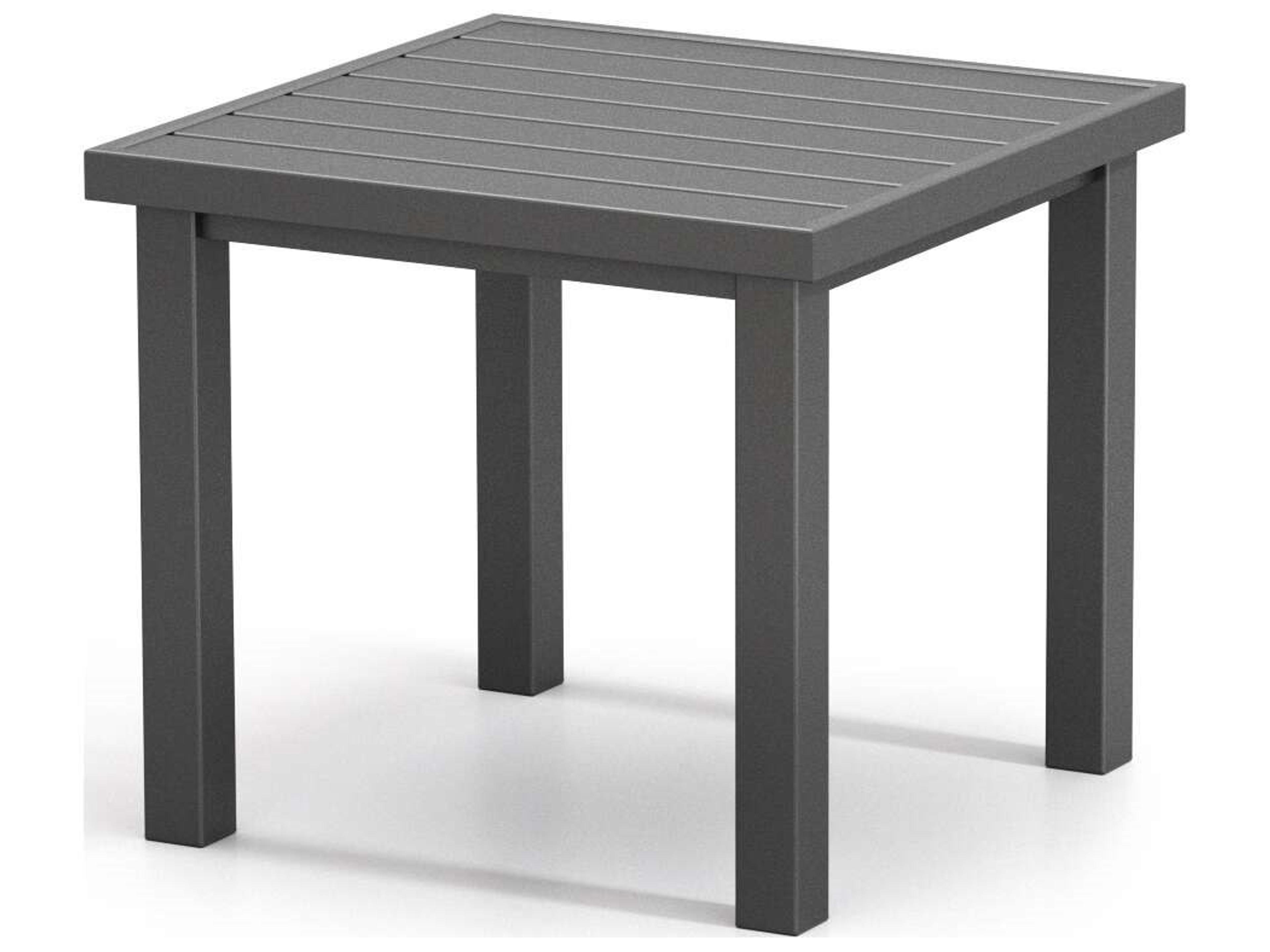 Latitude Aluminum 24" Square End Table