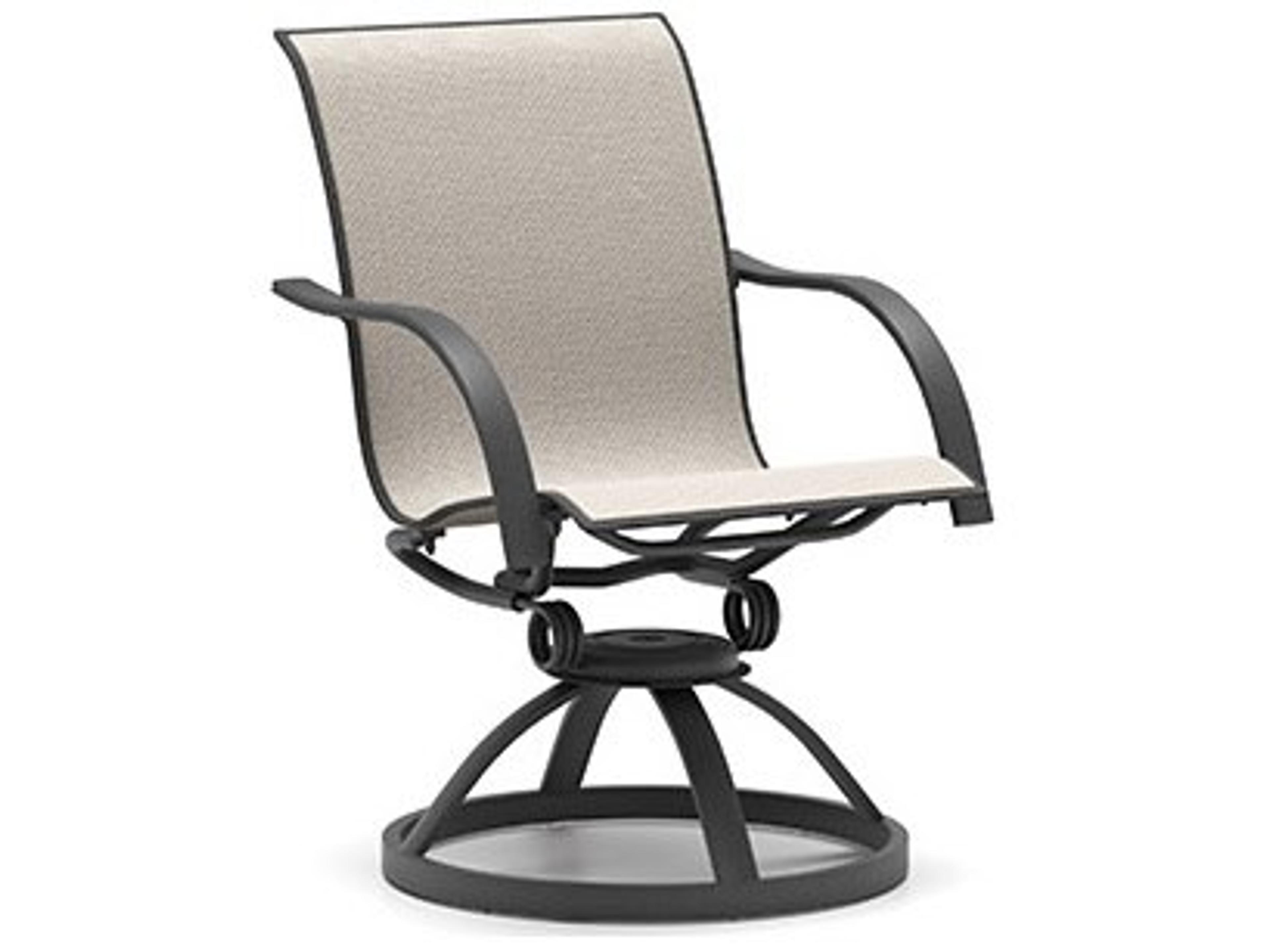 Stella Padded Sling Low Back Swivel Rocker