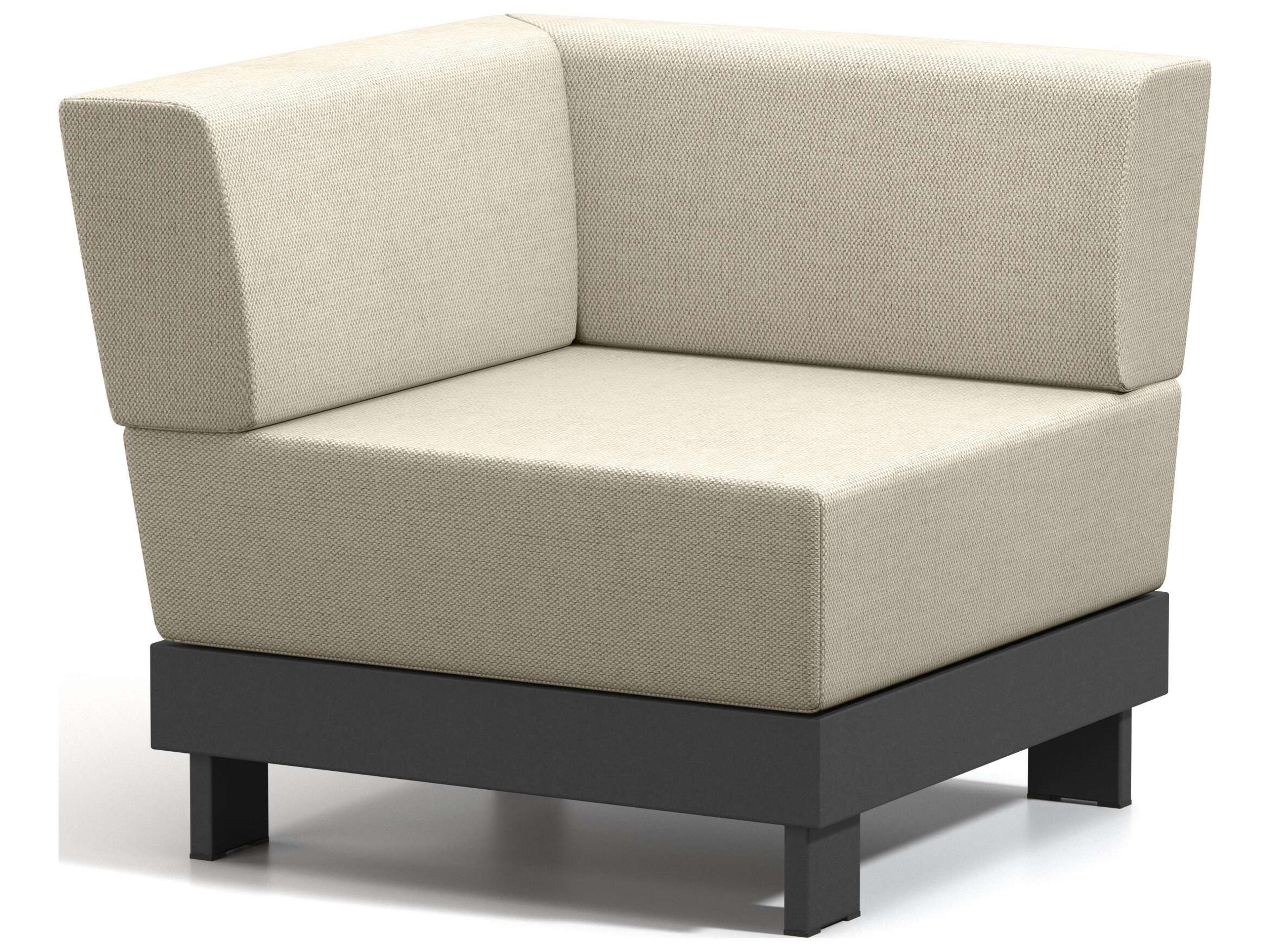 Urban Cushion Aluminum Sectional Outdoor Lounge Chair