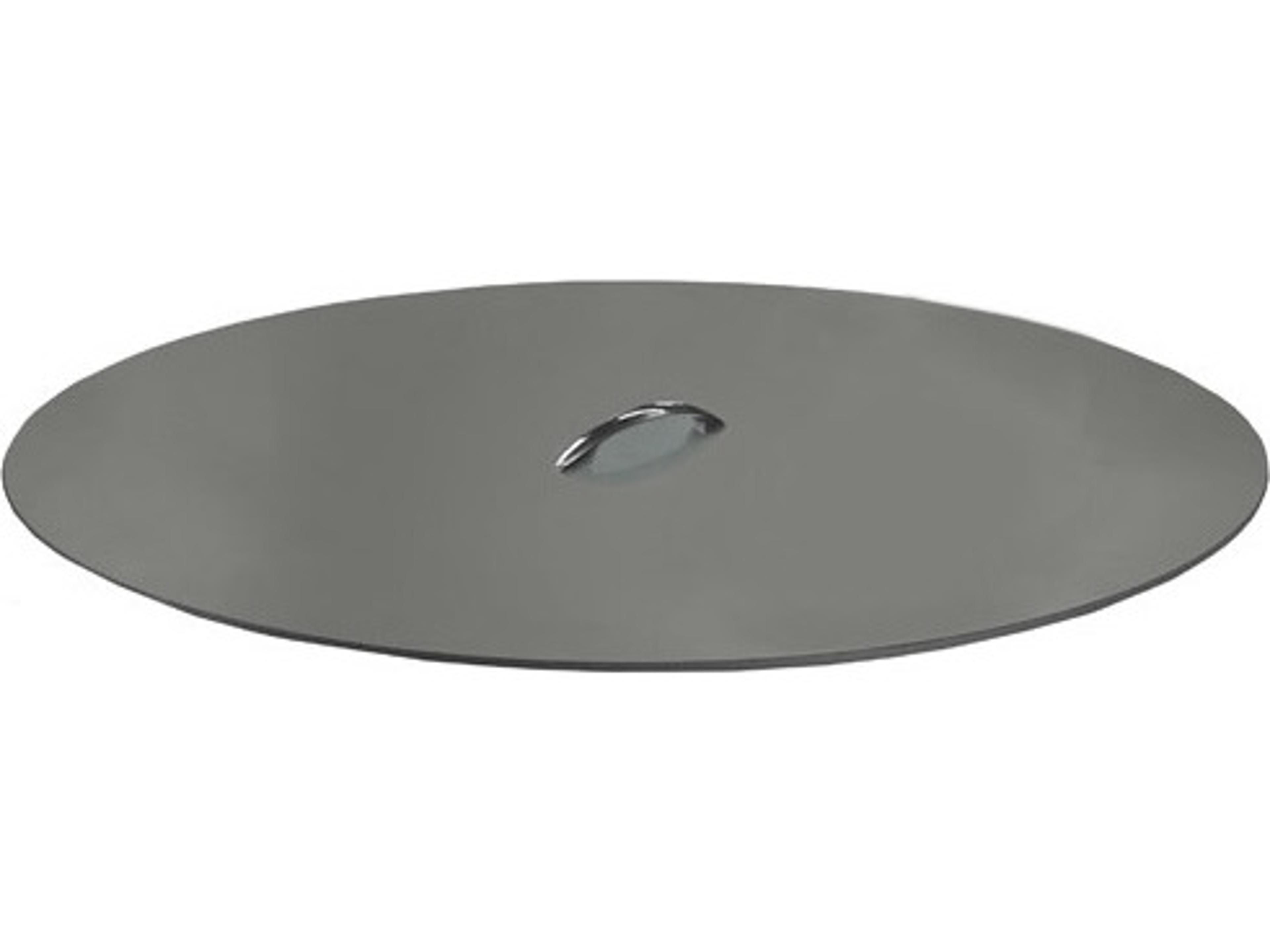 22-Inch Round Fire Pit Burner Cover Durable Aluminum