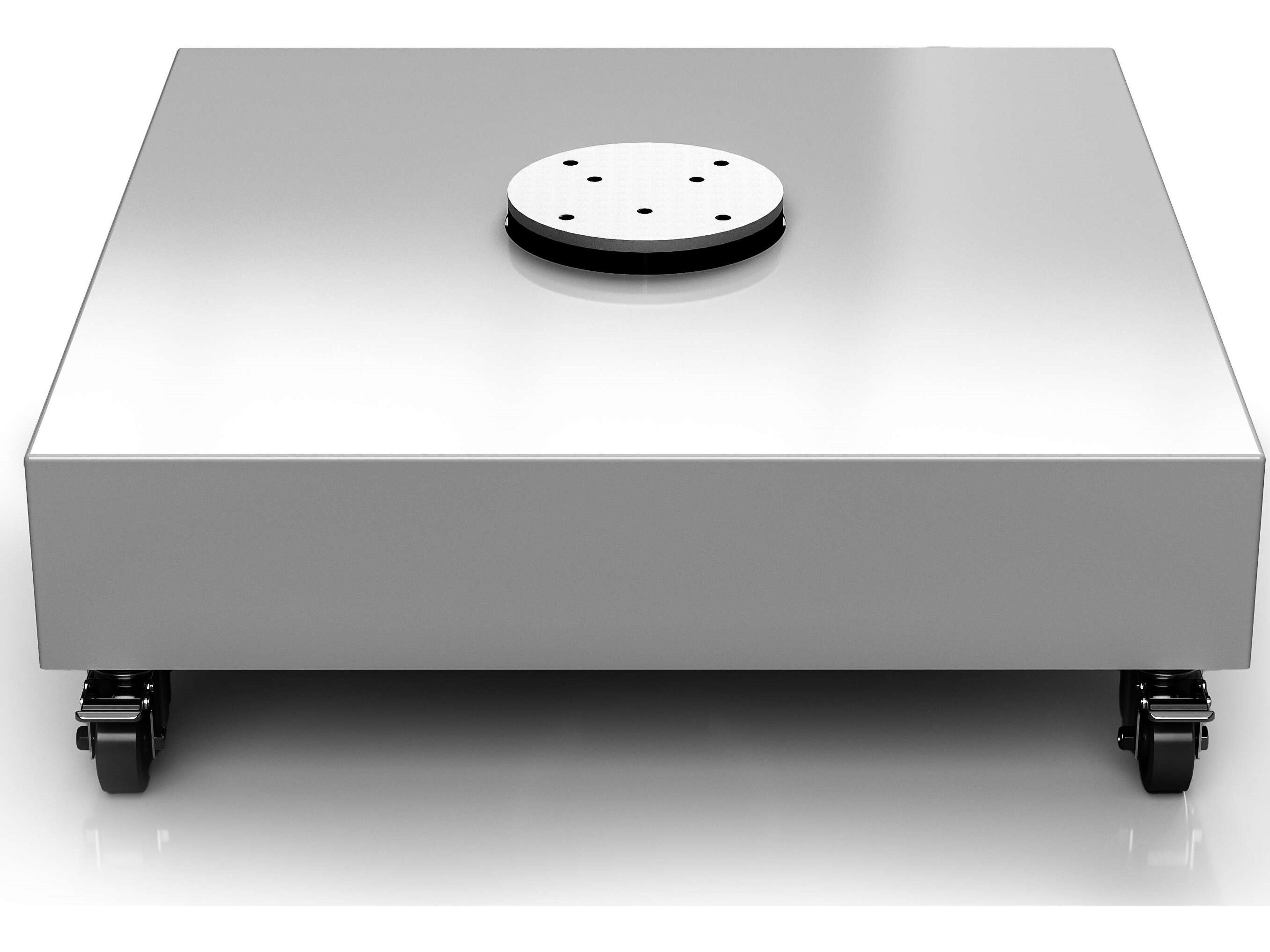 Sol Cantilever 34" Square Heavy-Duty Wheel Umbrella Base