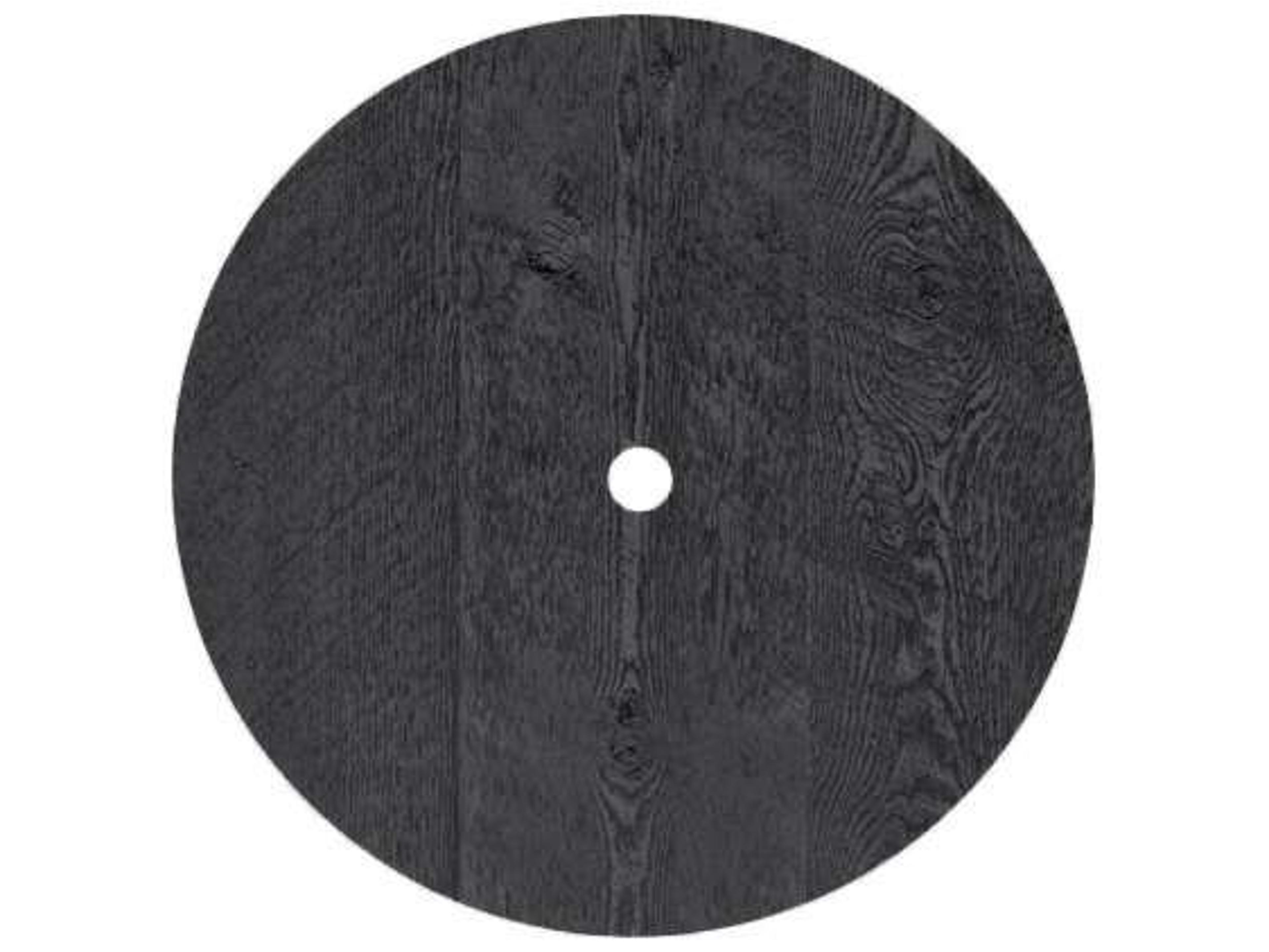 Timber Faux Wood Round Table Top with Umbrella Hole